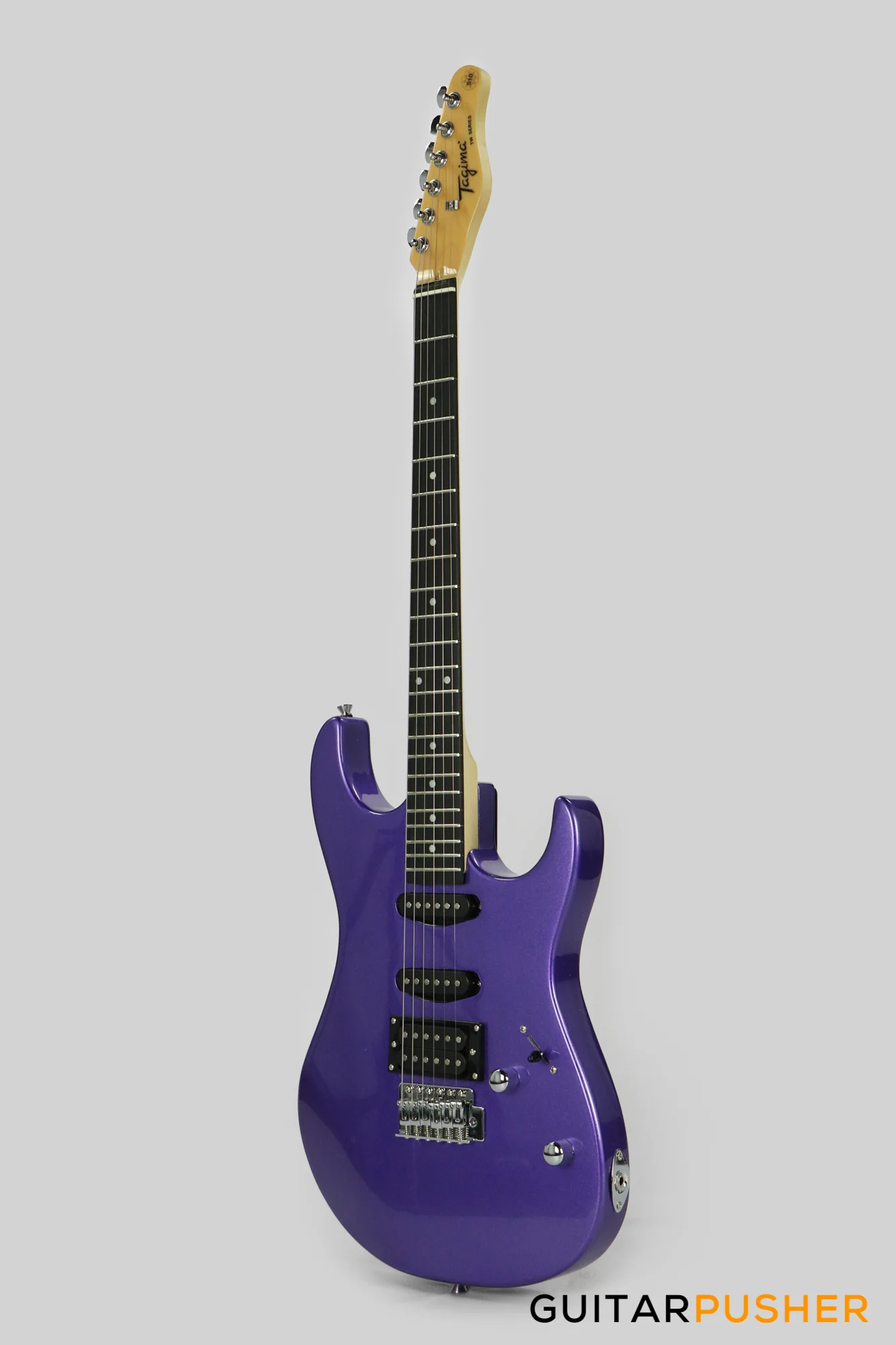 Tagima TG-510 HSS Woodstock Series - Metallic Purple - Image 6
