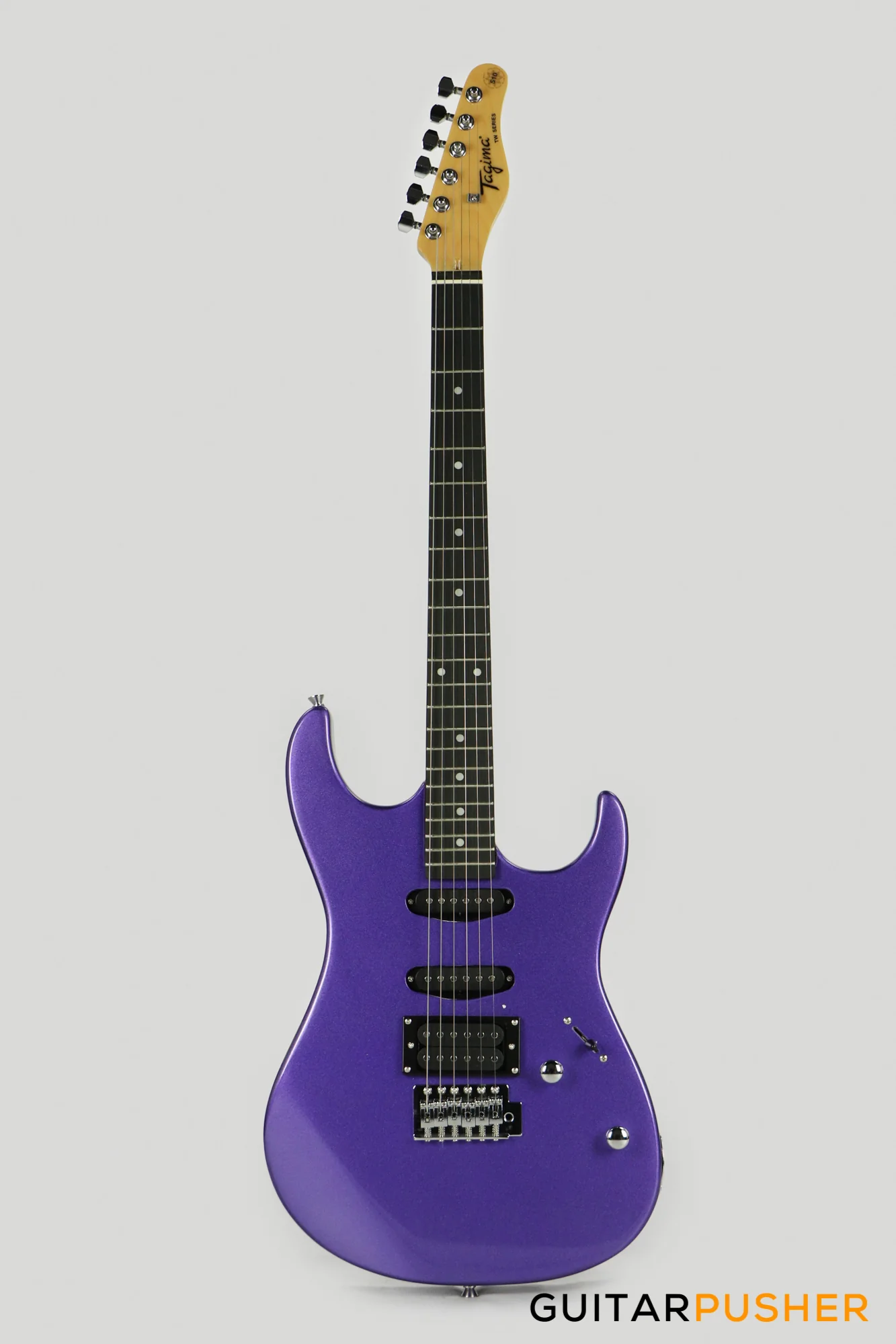 Tagima TG-510 HSS Woodstock Series - Metallic Purple - Image 7