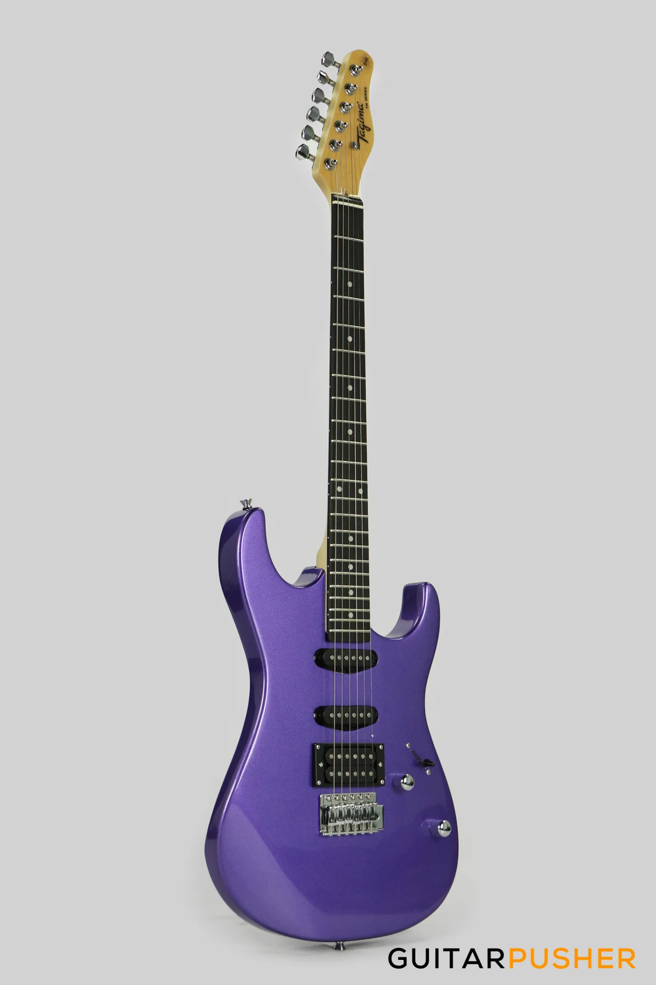 Tagima TG-510 HSS Woodstock Series - Metallic Purple - Image 8