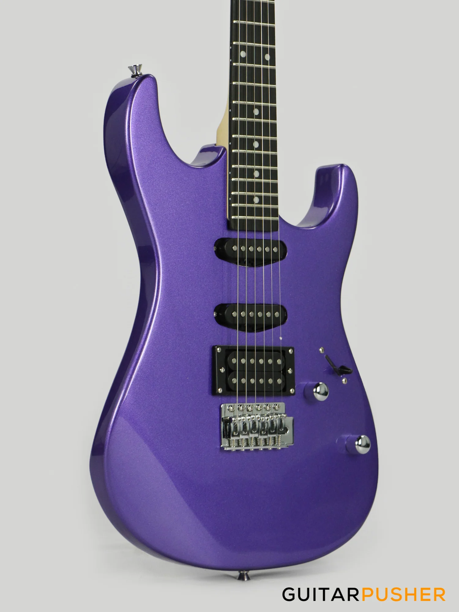 Tagima TG-510 HSS Woodstock Series - Metallic Purple - Image 9