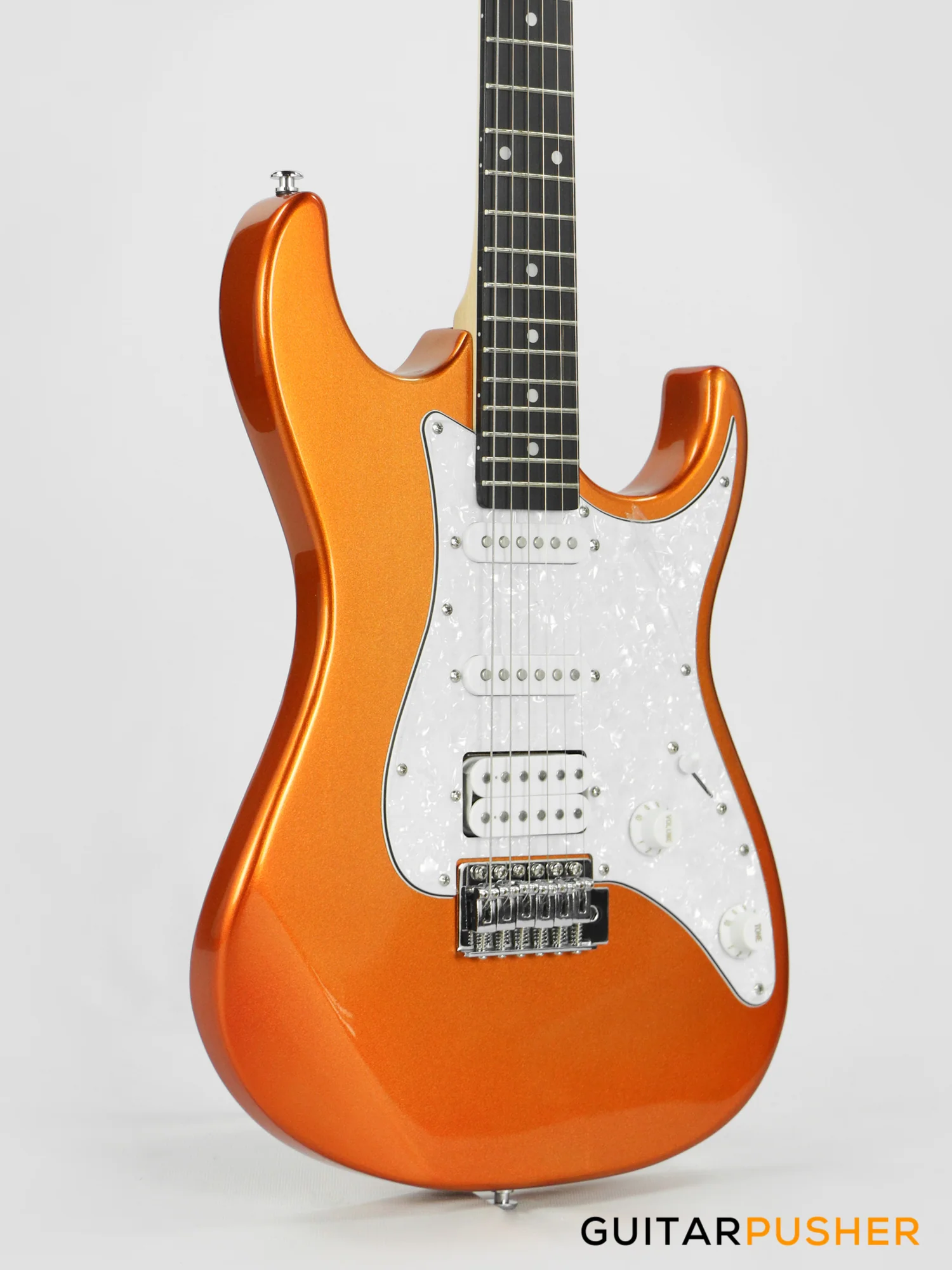 Tagima TG-520 HSS Woodstock Series - Metallic Gold Yellow - Image 3