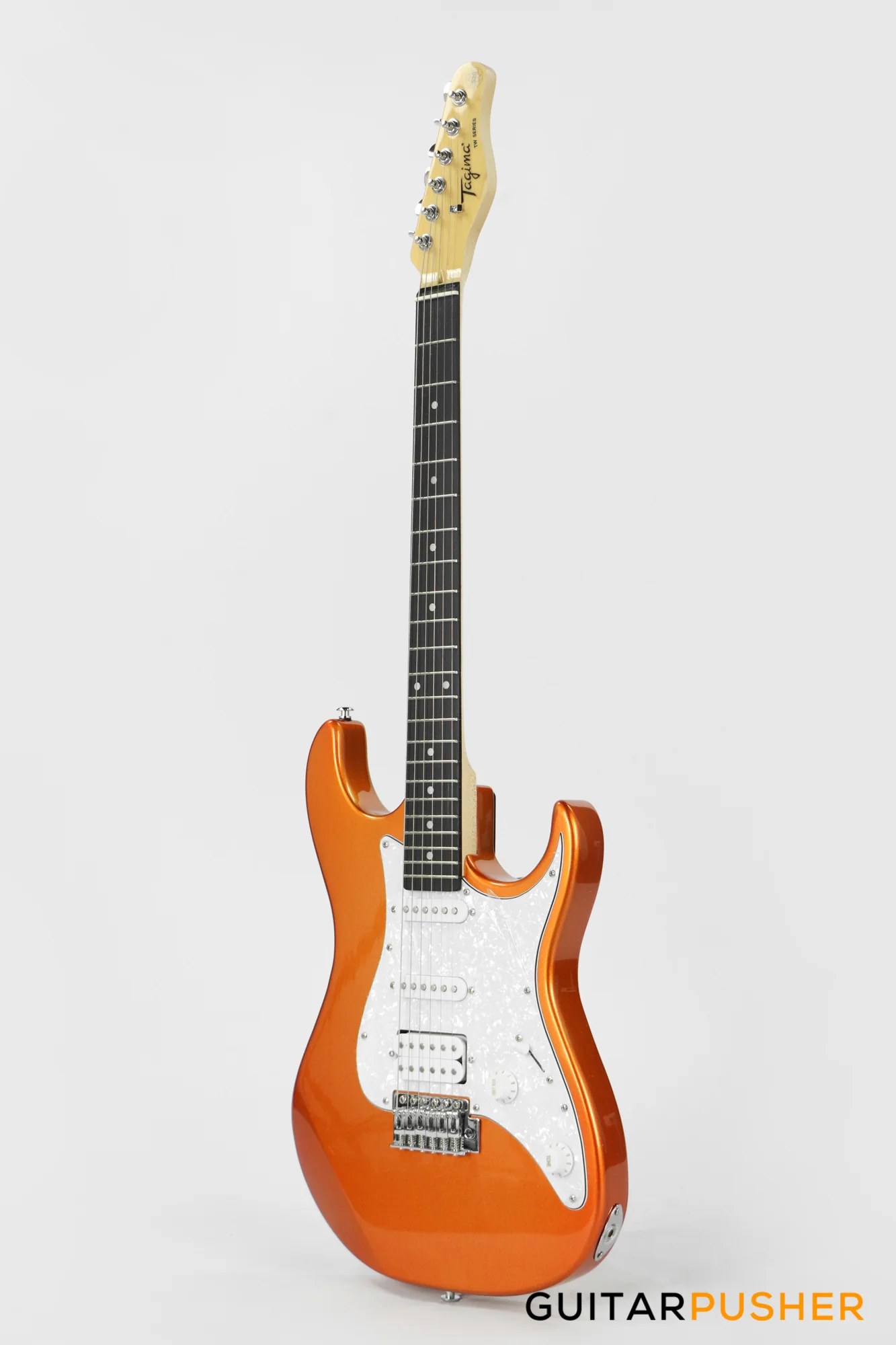 Tagima TG-520 HSS Woodstock Series - Metallic Gold Yellow - Image 4