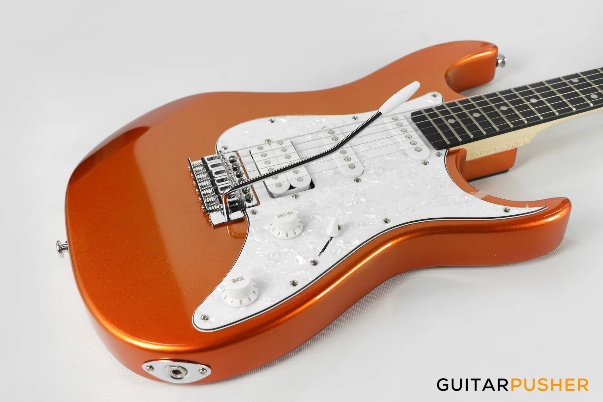 Tagima TG-520 HSS Woodstock Series - Metallic Gold Yellow - Image 6