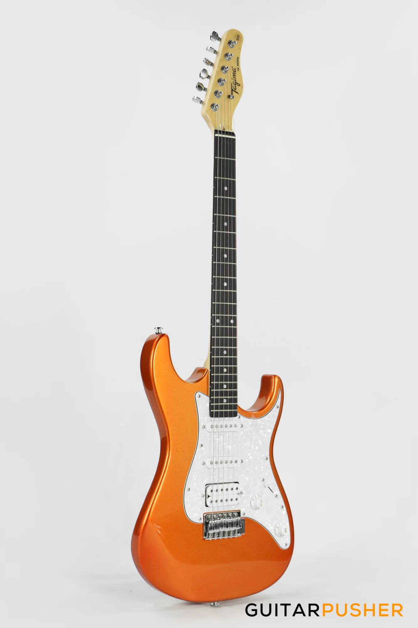Tagima TG-520 HSS Woodstock Series - Metallic Gold Yellow - Image 7
