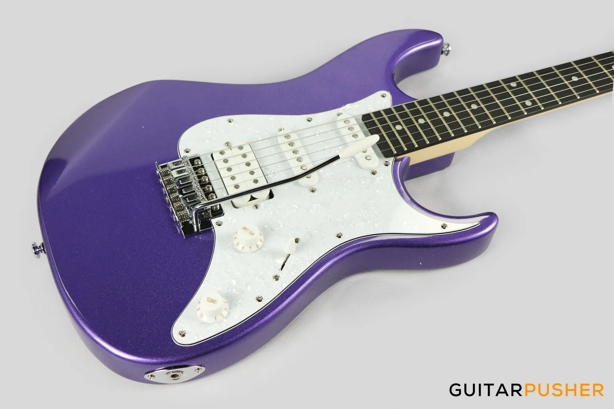 Tagima TG-520 HSS Woodstock Series - Metallic Purple - Image 11