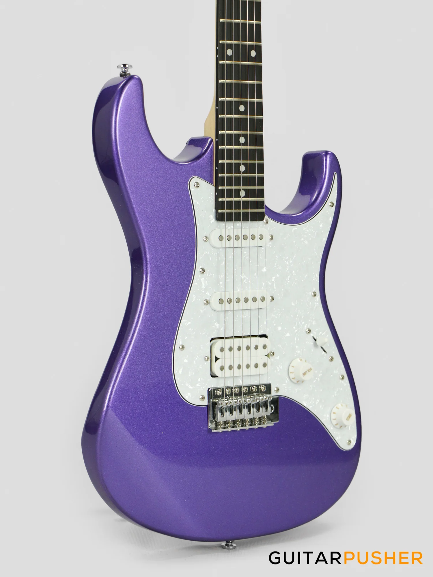 Tagima TG-520 HSS Woodstock Series - Metallic Purple - Image 4