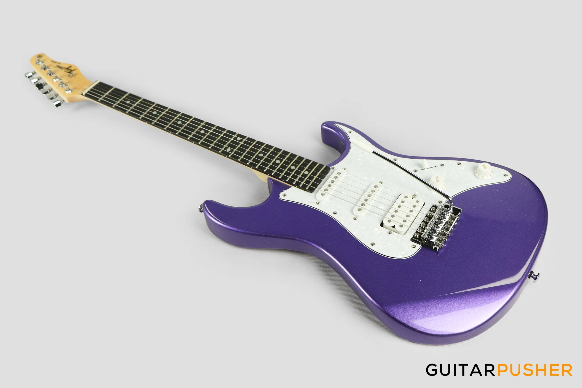 Tagima TG-520 HSS Woodstock Series - Metallic Purple - Image 9