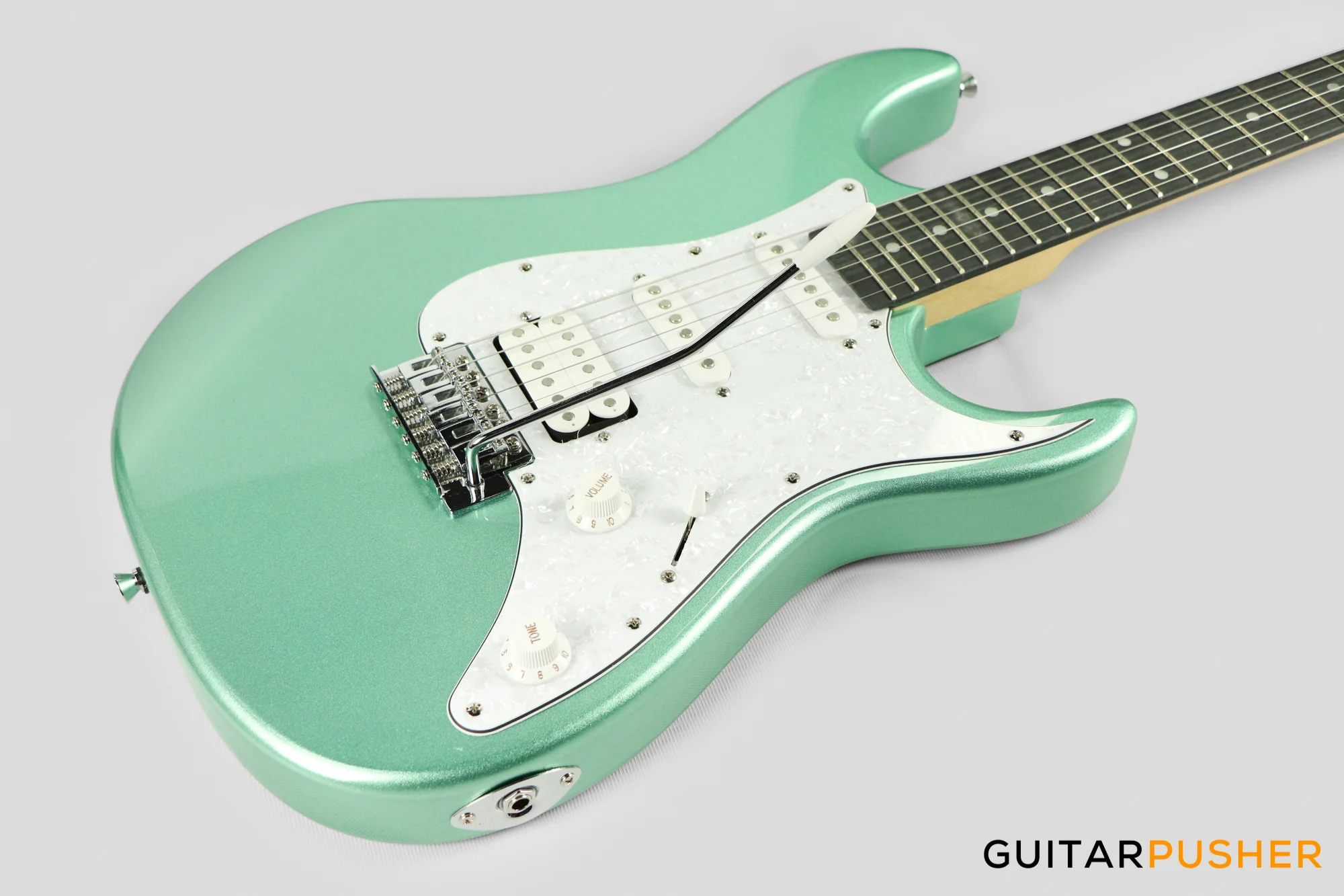 Tagima TG-520 HSS Woodstock Series - Metallic Surf Green - Image 11