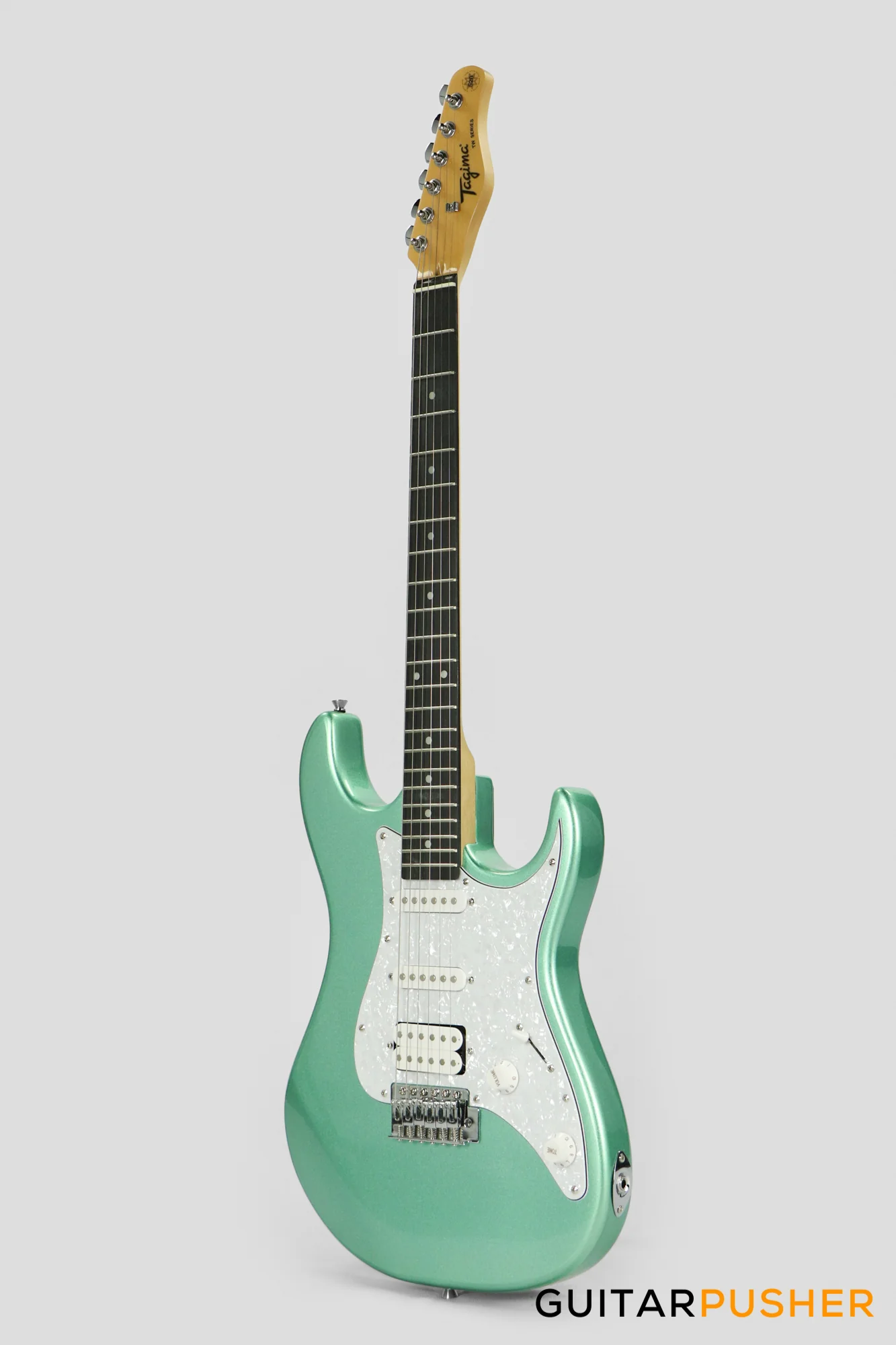 Tagima TG-520 HSS Woodstock Series - Metallic Surf Green - Image 7