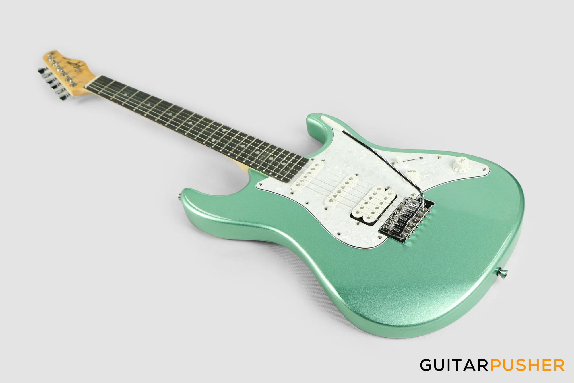 Tagima TG-520 HSS Woodstock Series - Metallic Surf Green - Image 9