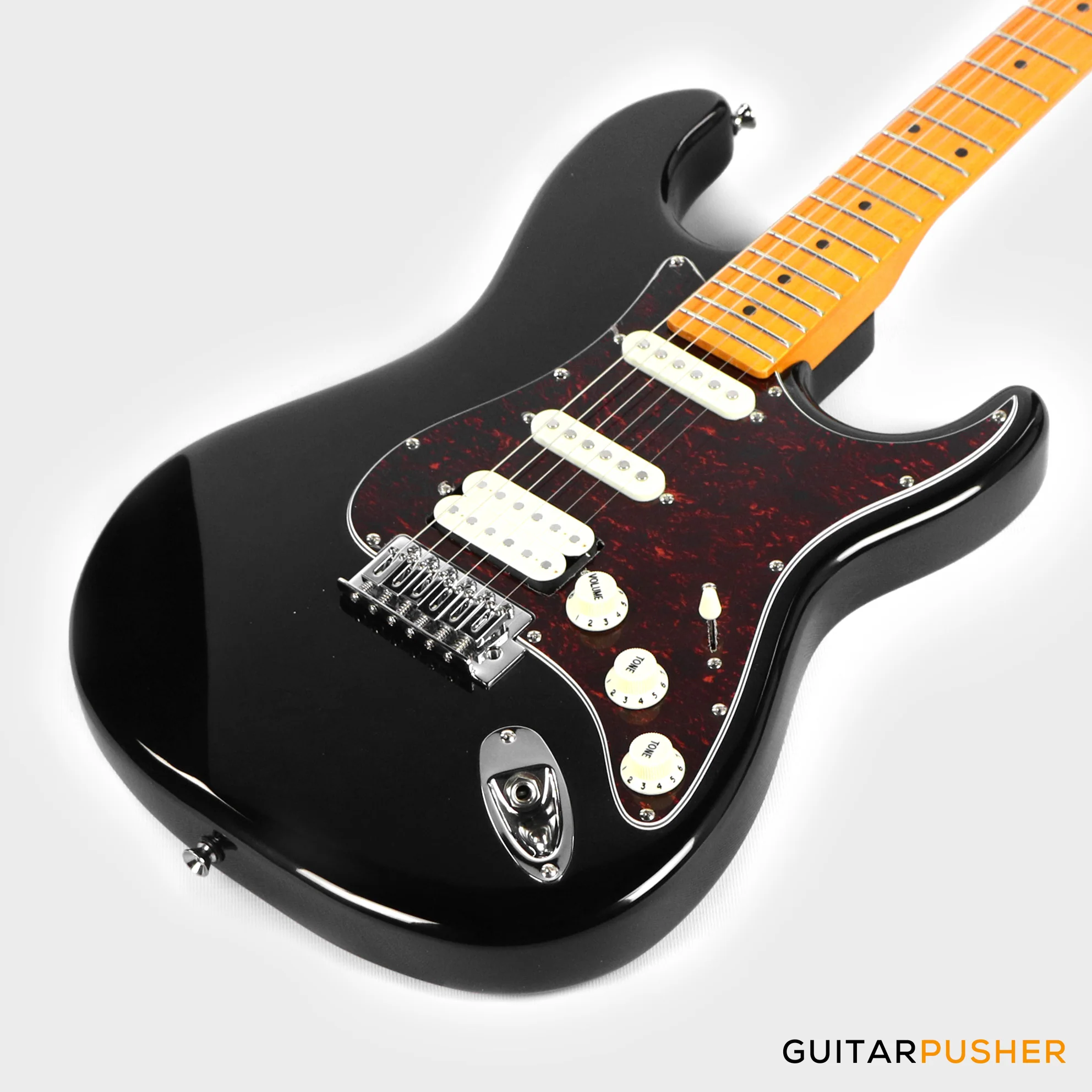 Tagima TG-530 PRO Stratocaster Woodstock Series Black - Image 10