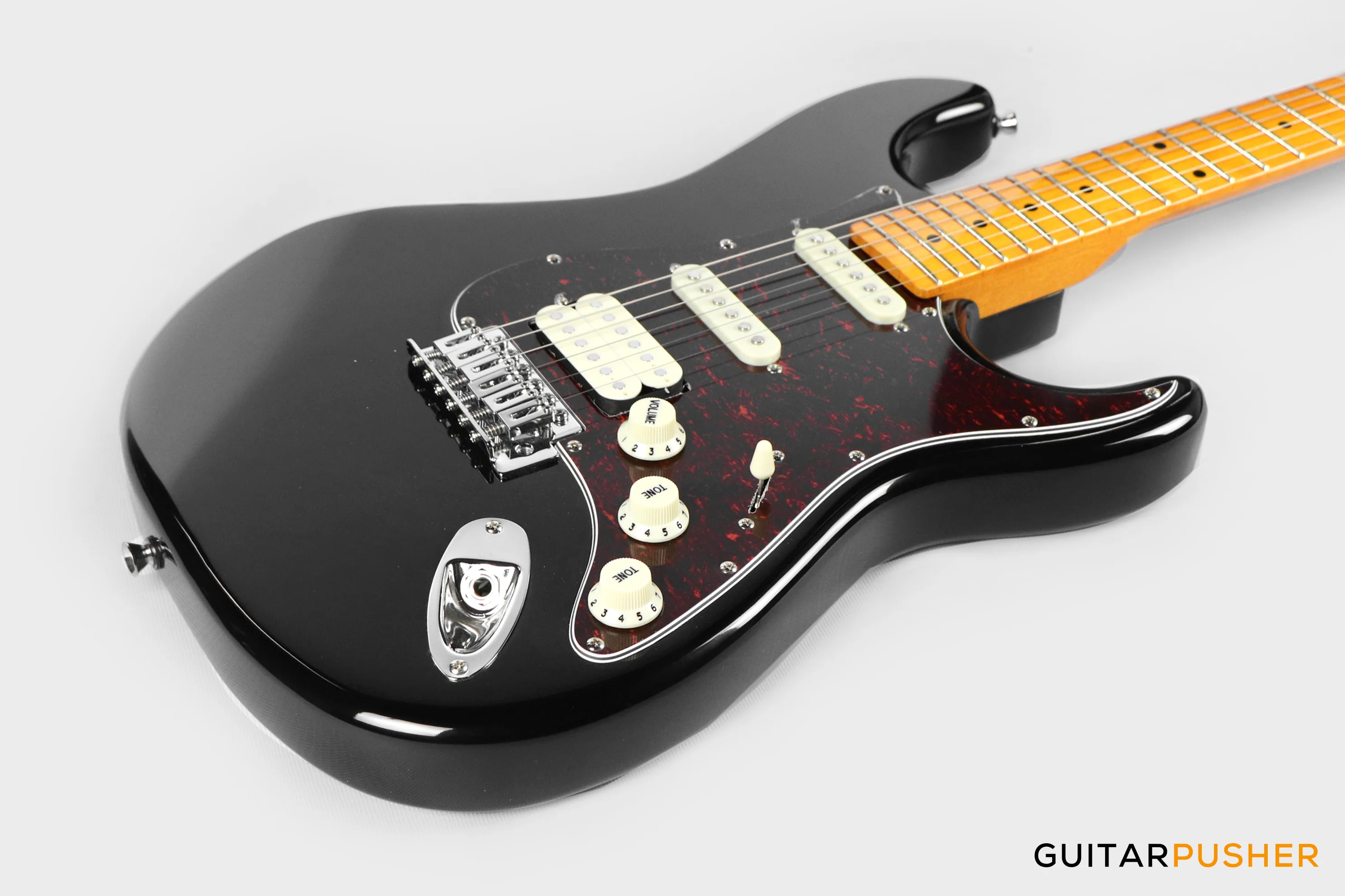 Tagima TG-530 PRO Stratocaster Woodstock Series Black - Image 11