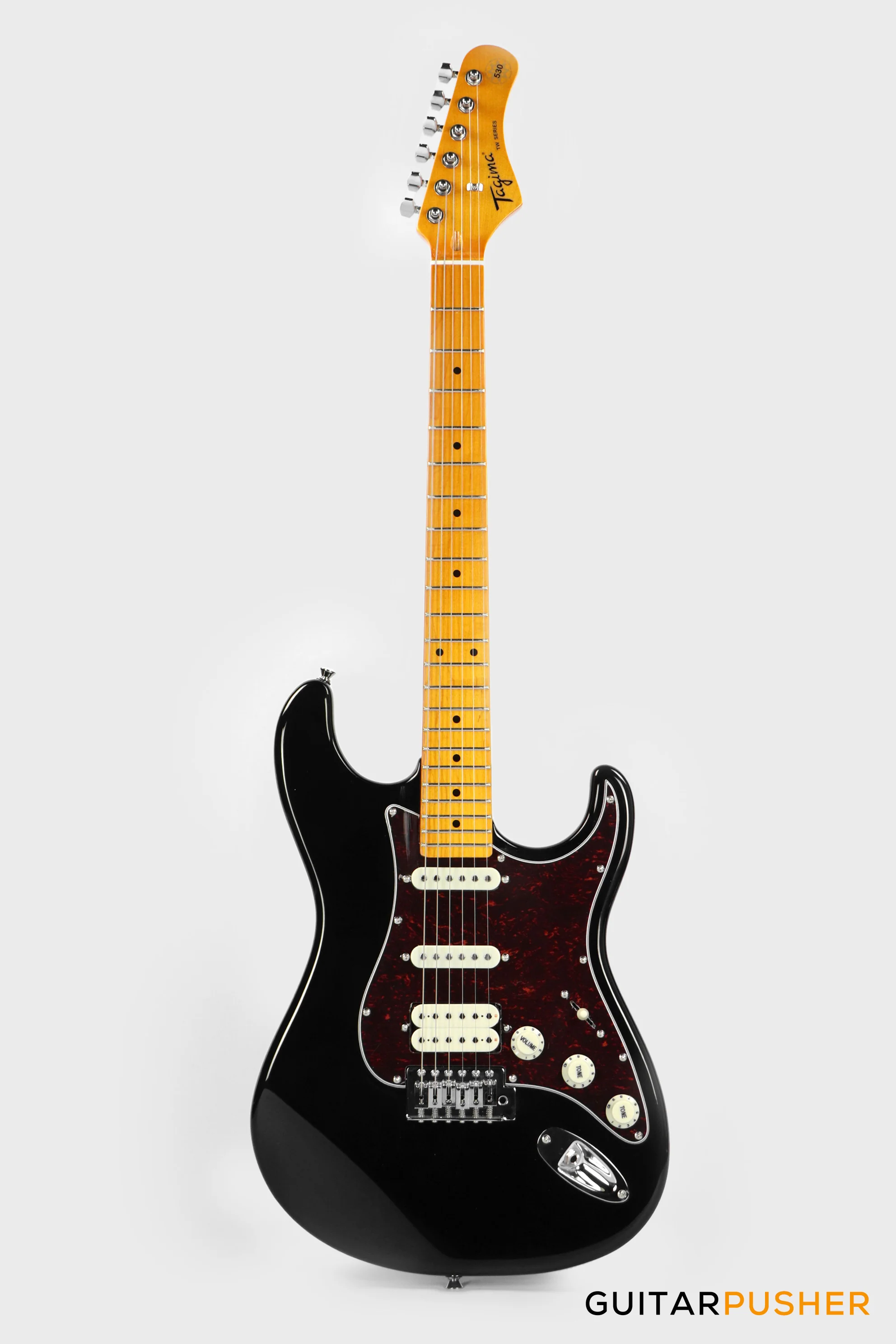 Tagima TG-530 PRO Stratocaster Woodstock Series Black - Image 2