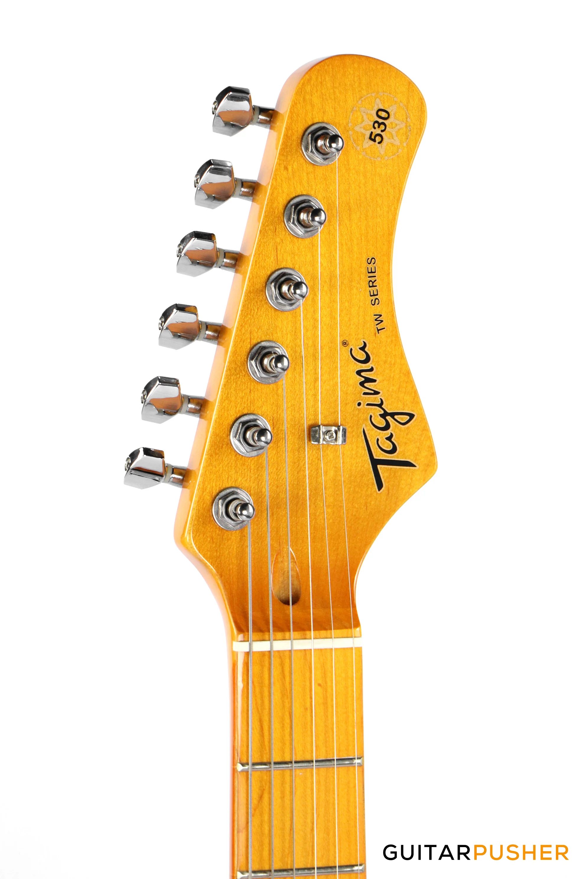 Tagima TG-530 PRO Stratocaster Woodstock Series Black - Image 5