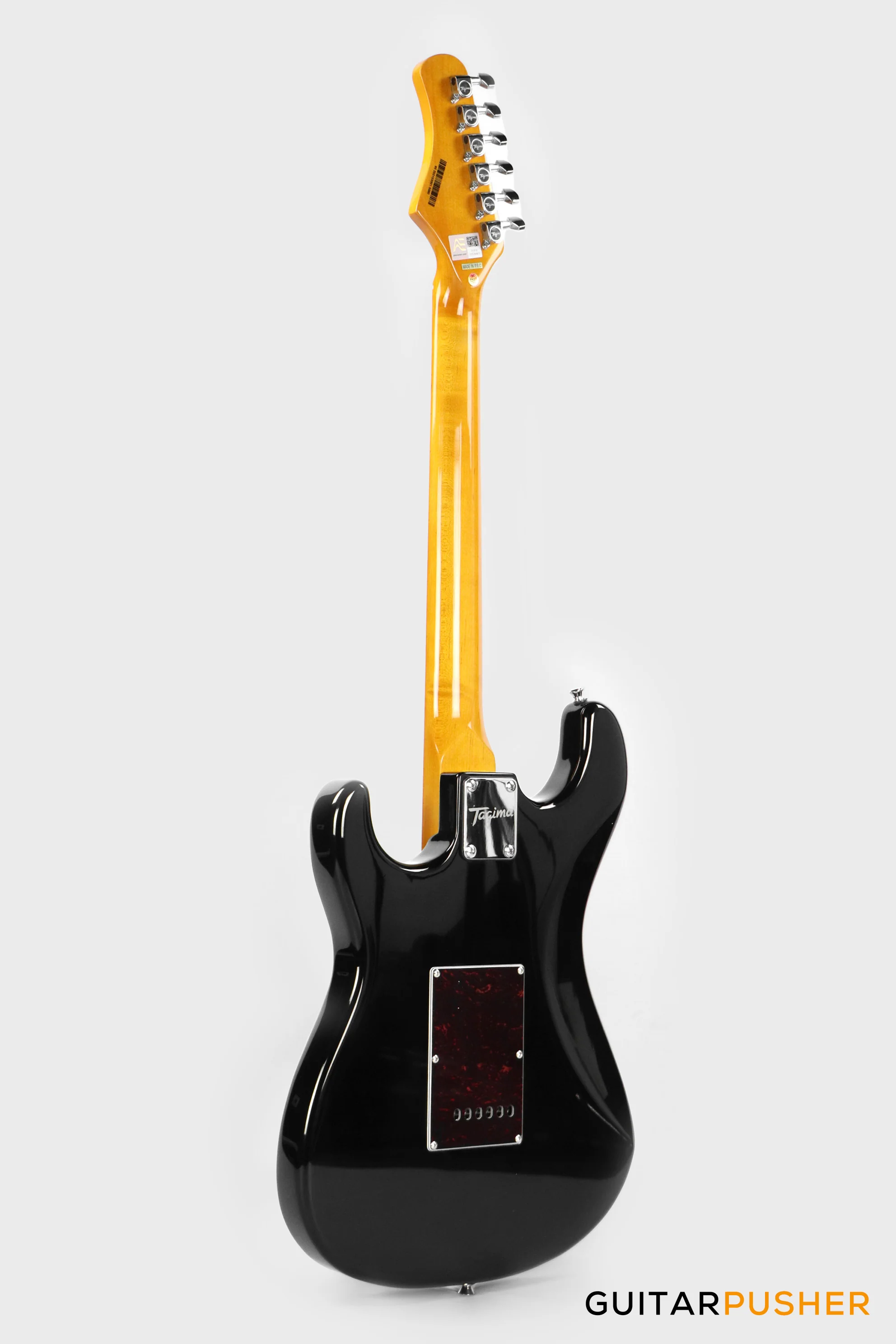 Tagima TG-530 PRO Stratocaster Woodstock Series Black - Image 6