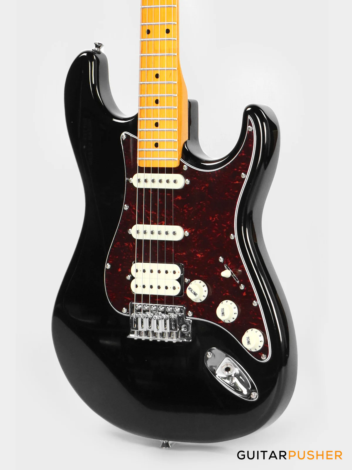 Tagima TG-530 PRO Stratocaster Woodstock Series Black - Image 8