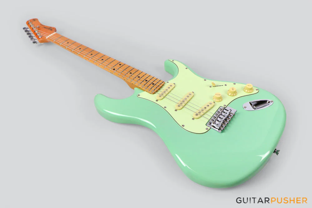 Tagima TG-530 S-Style Woodstock Series - Surf Green - Image 4