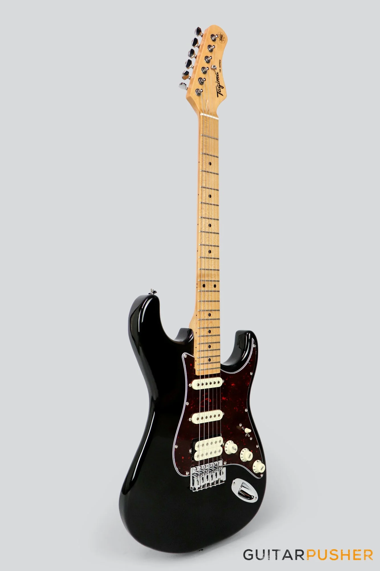 Tagima TG-540 HSS S-Style Woodstock Series - Black - Image 2