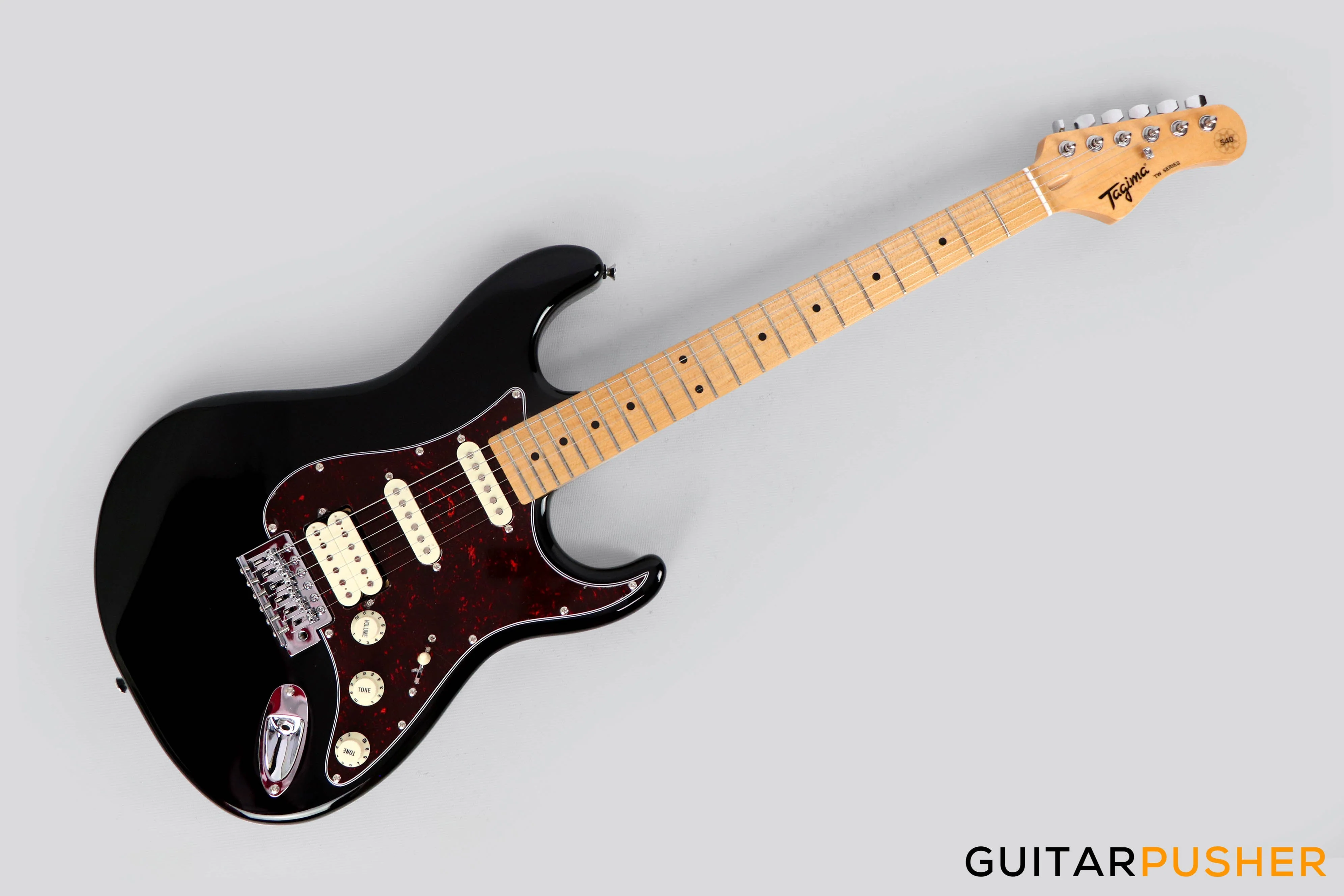 Tagima TG-540 HSS S-Style Woodstock Series - Black - Image 6