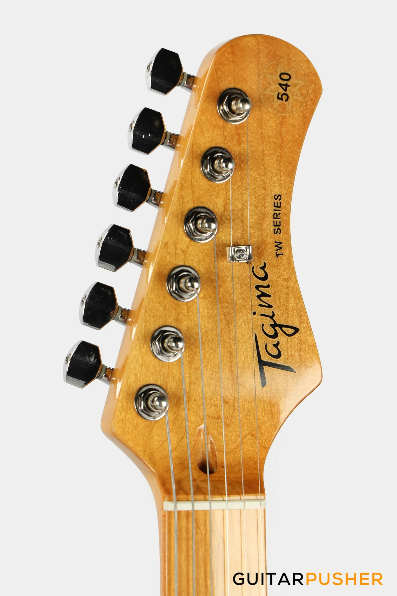 Tagima TG-540 HSS S-Style Woodstock Series - Lake Placid Blue - Image 10