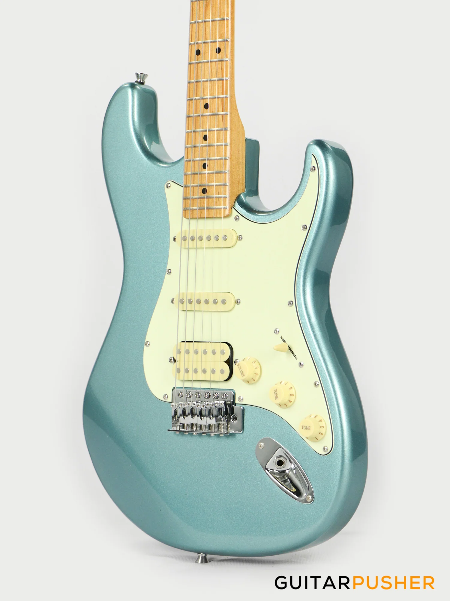 Tagima TG-540 HSS S-Style Woodstock Series - Lake Placid Blue - Image 5