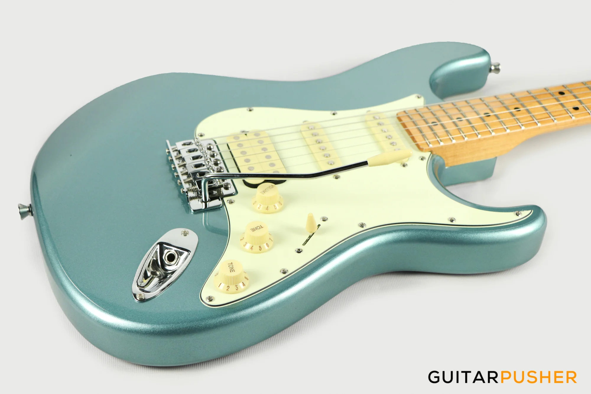 Tagima TG-540 HSS S-Style Woodstock Series - Lake Placid Blue - Image 8