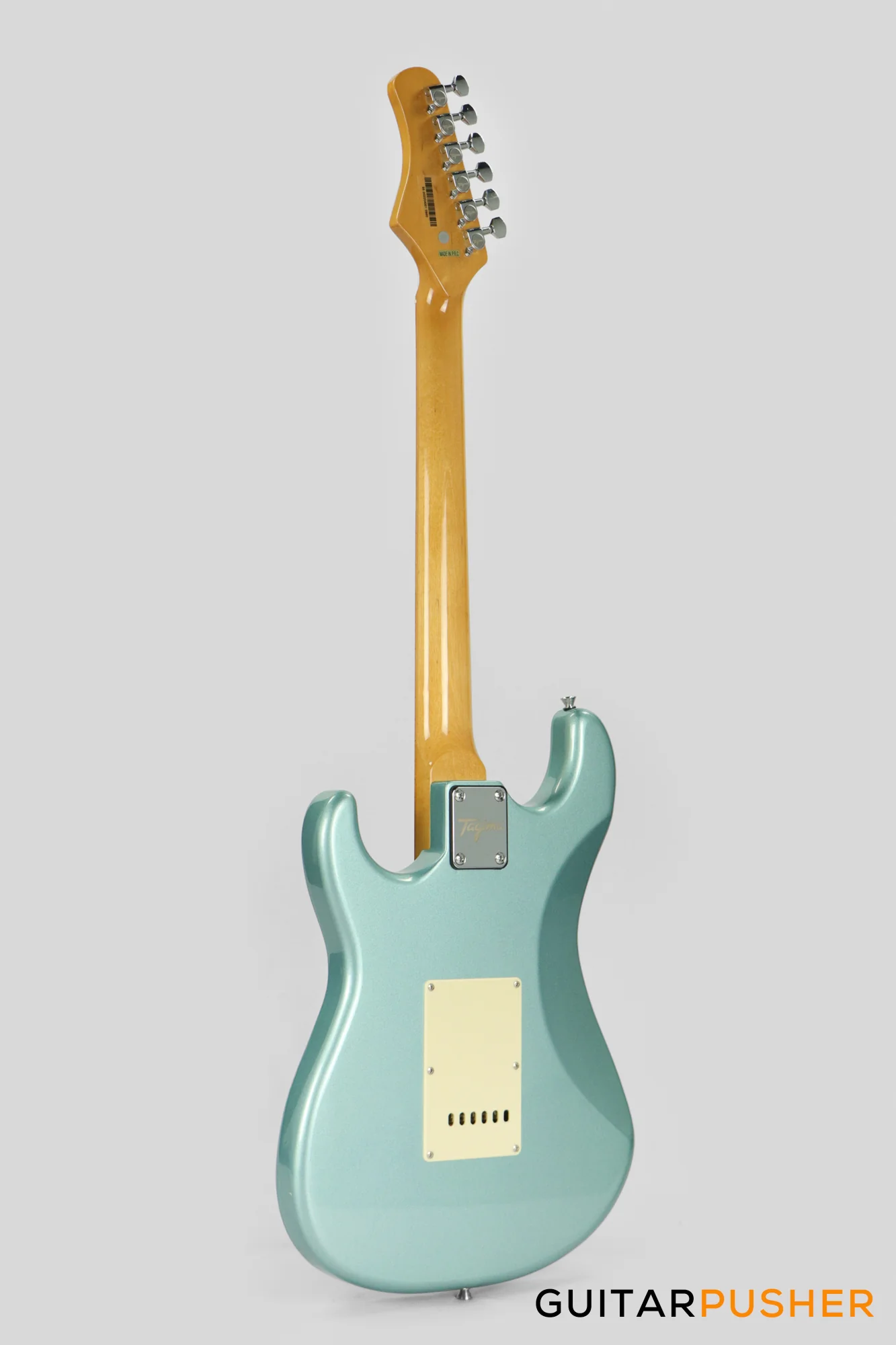 Tagima TG-540 HSS S-Style Woodstock Series - Lake Placid Blue  (Maple Fingerboard/Alpine White Pickguard) - Image 3
