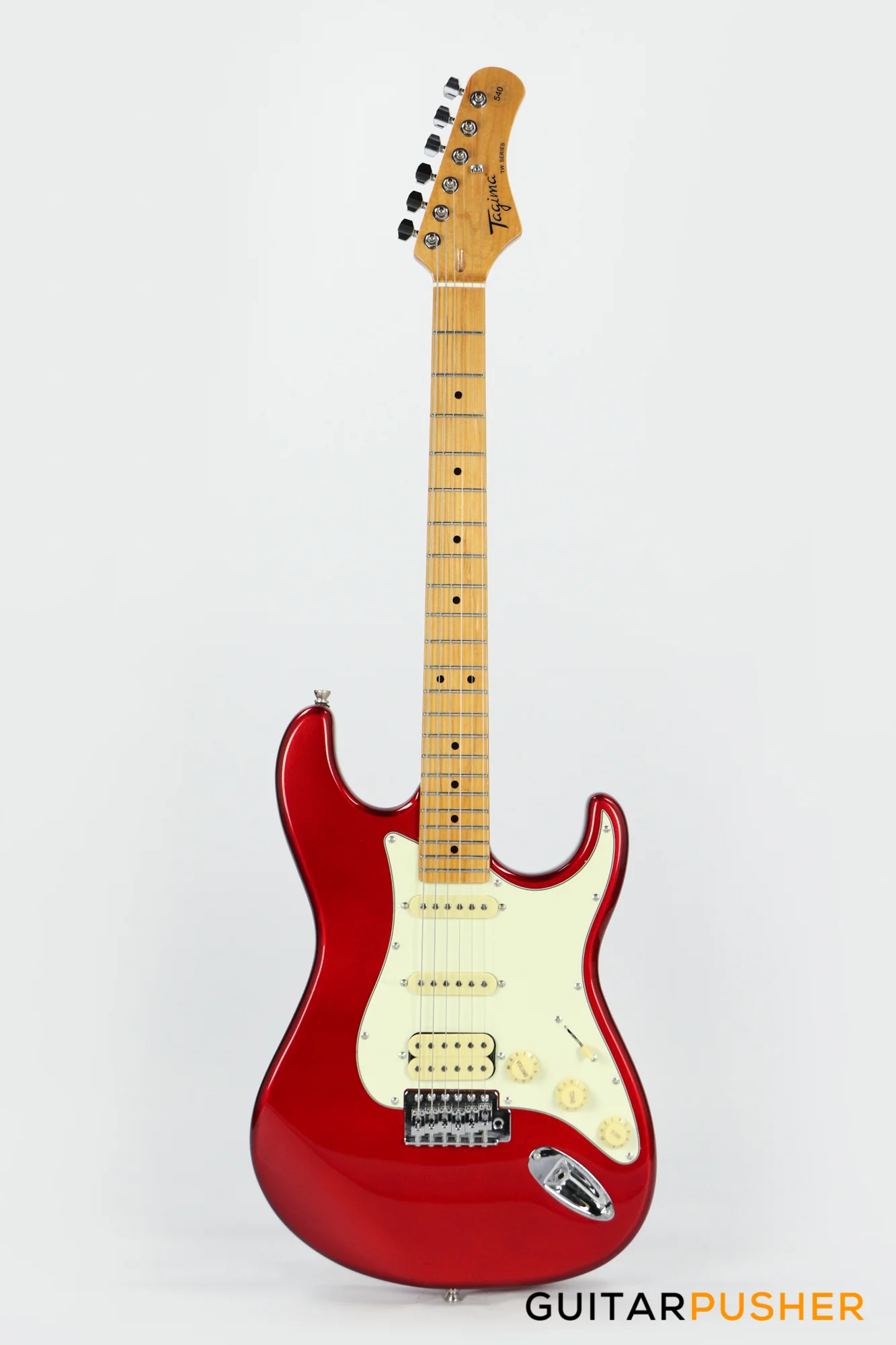 Tagima TG-540 HSS S-Style Woodstock Series - Metallic Red - Image 2