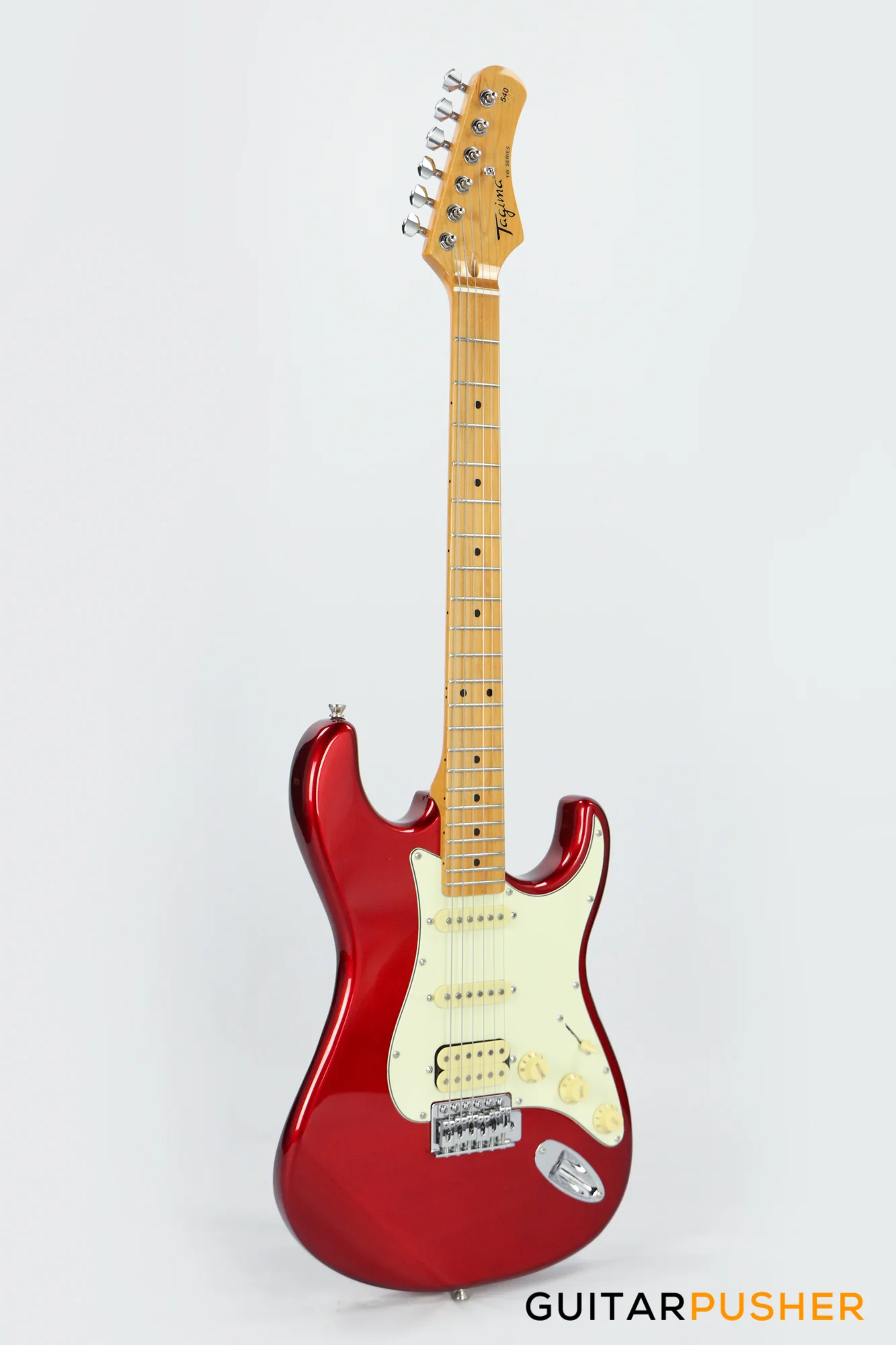 Tagima TG-540 HSS S-Style Woodstock Series - Metallic Red - Image 3