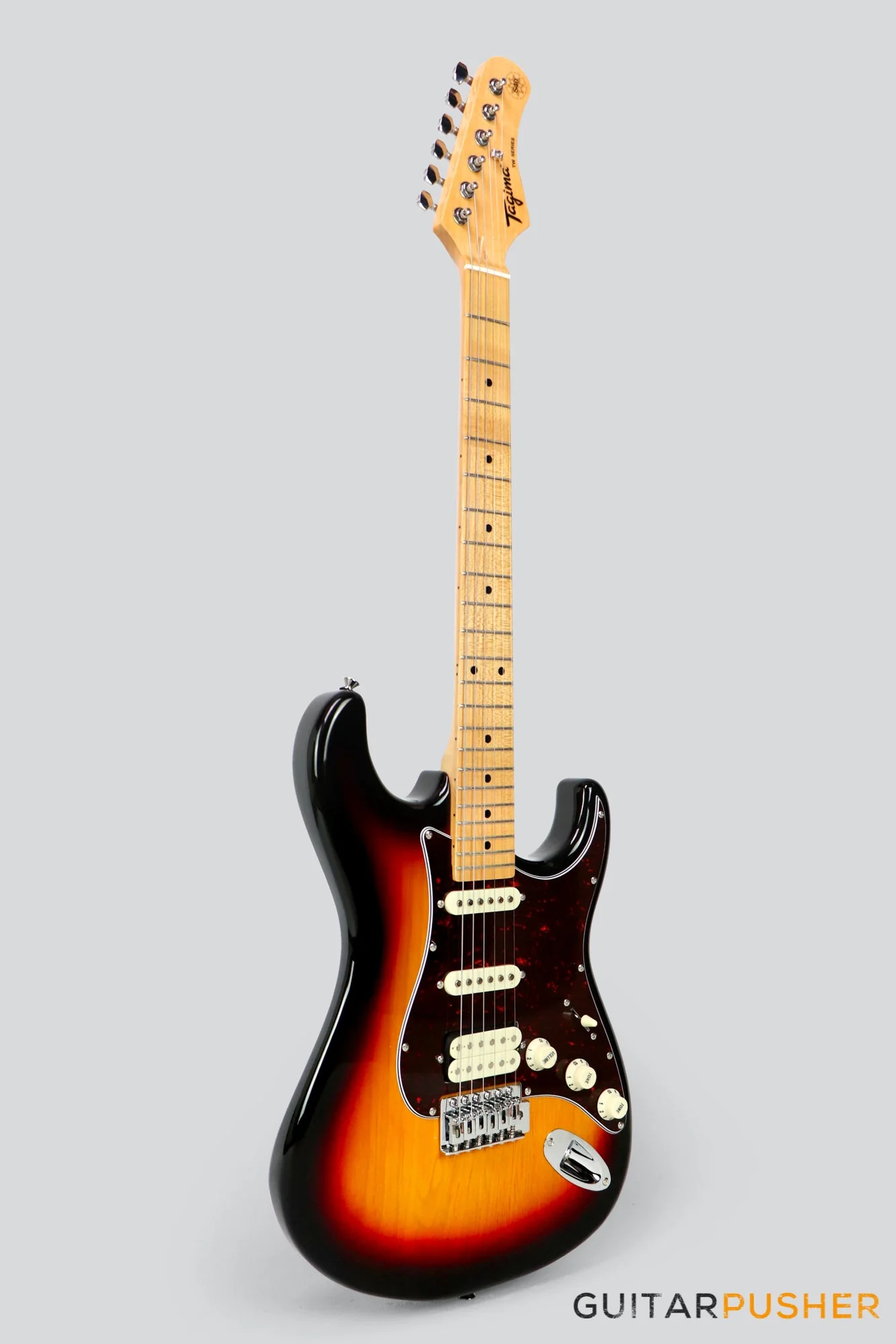 Tagima TG-540 HSS S-Style Woodstock Series - Vintage Sunburst - Image 2