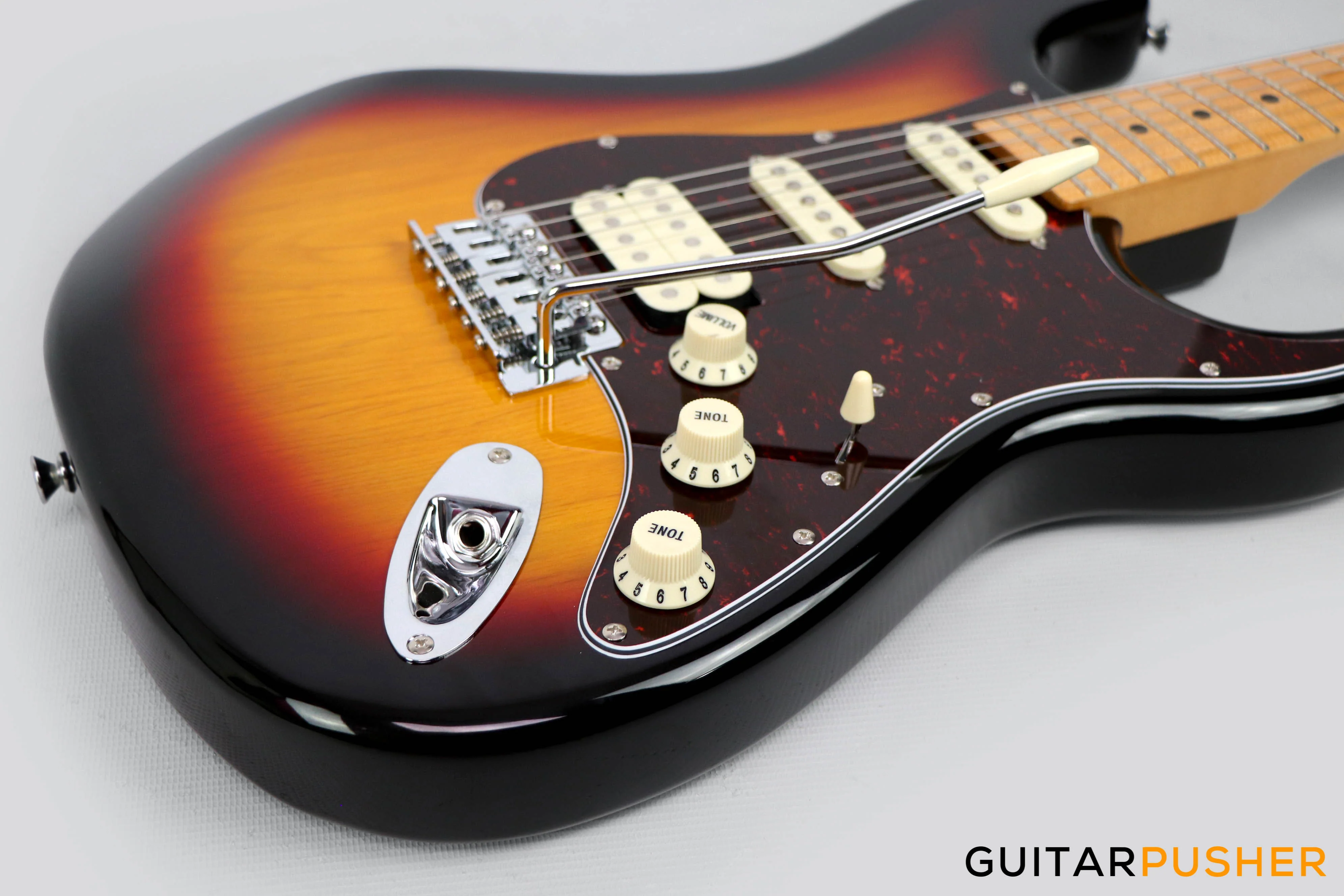 Tagima TG-540 HSS S-Style Woodstock Series - Vintage Sunburst - Image 5