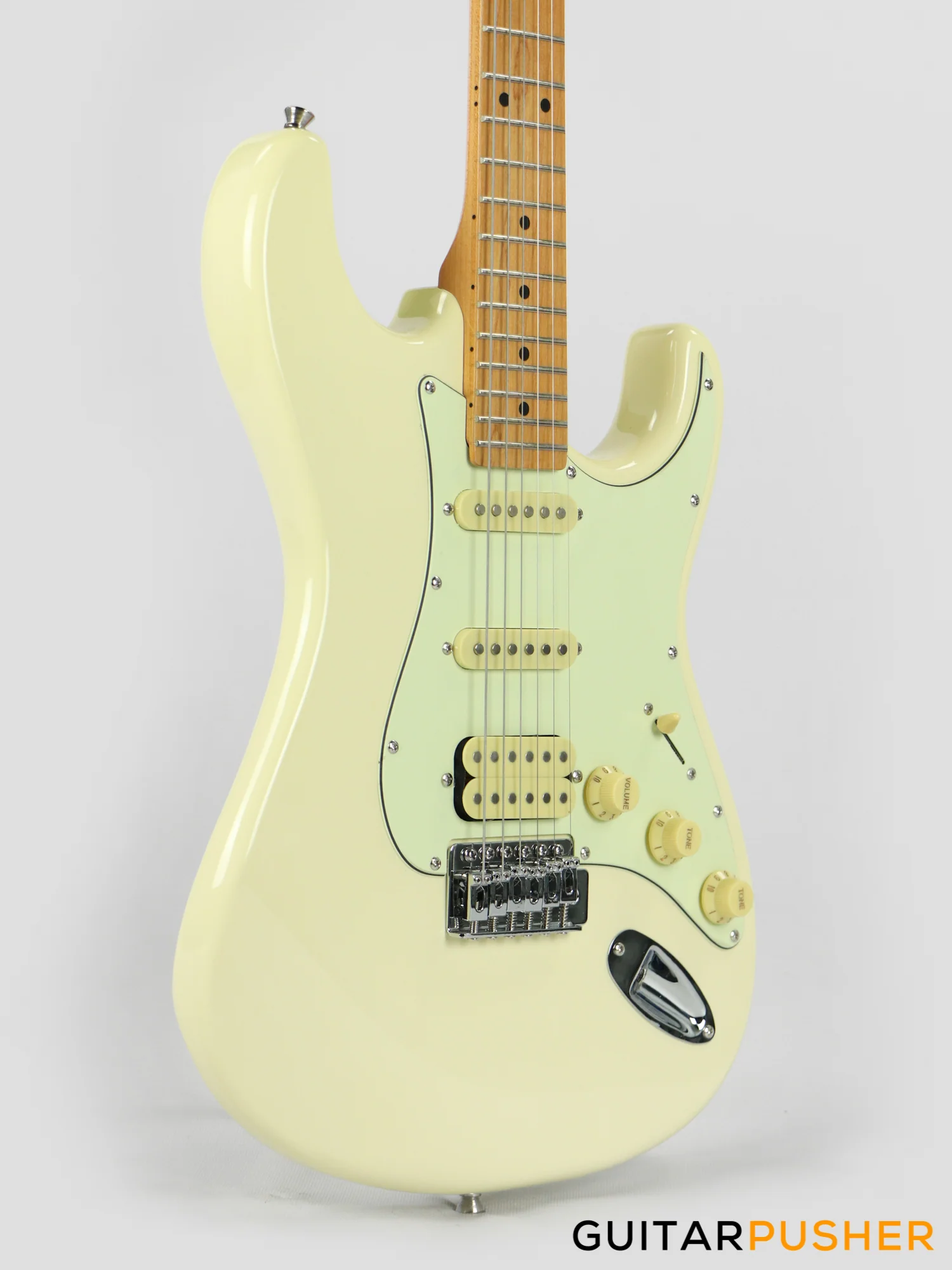 Tagima TG-540 HSS Stratocaster Woodstock Series - Vintage White - Image 5