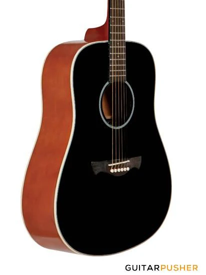 Tagima TW-25 Dreadnought Acoustic Guitar - Black