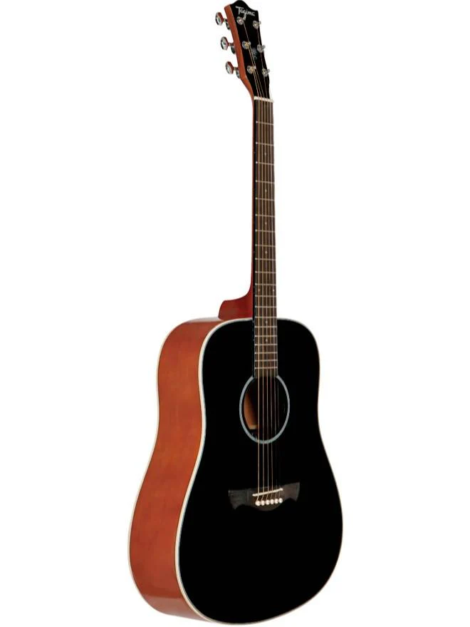 Tagima TW-25 Dreadnought Acoustic Guitar - Black - Image 2