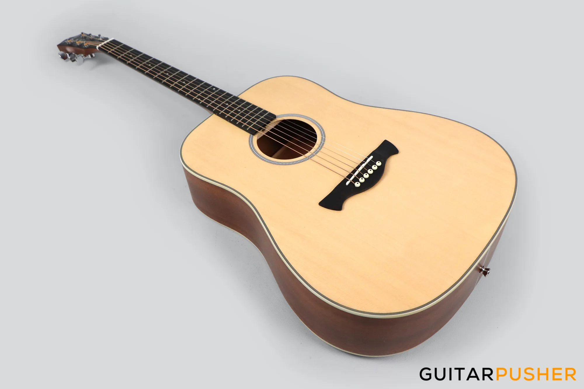Tagima TW-25 Dreadnought Acoustic Guitar - Natural - Image 10