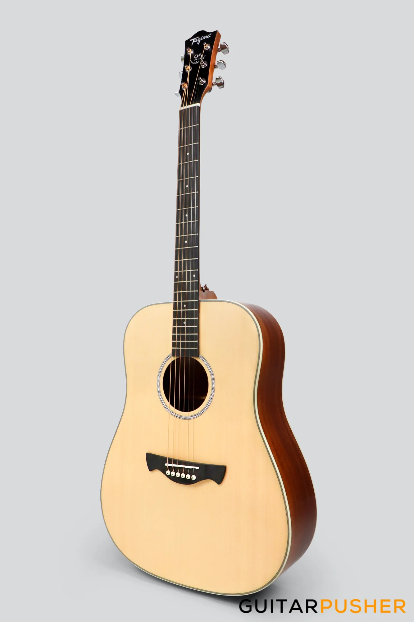 Tagima TW-25 Dreadnought Acoustic Guitar - Natural - Image 4