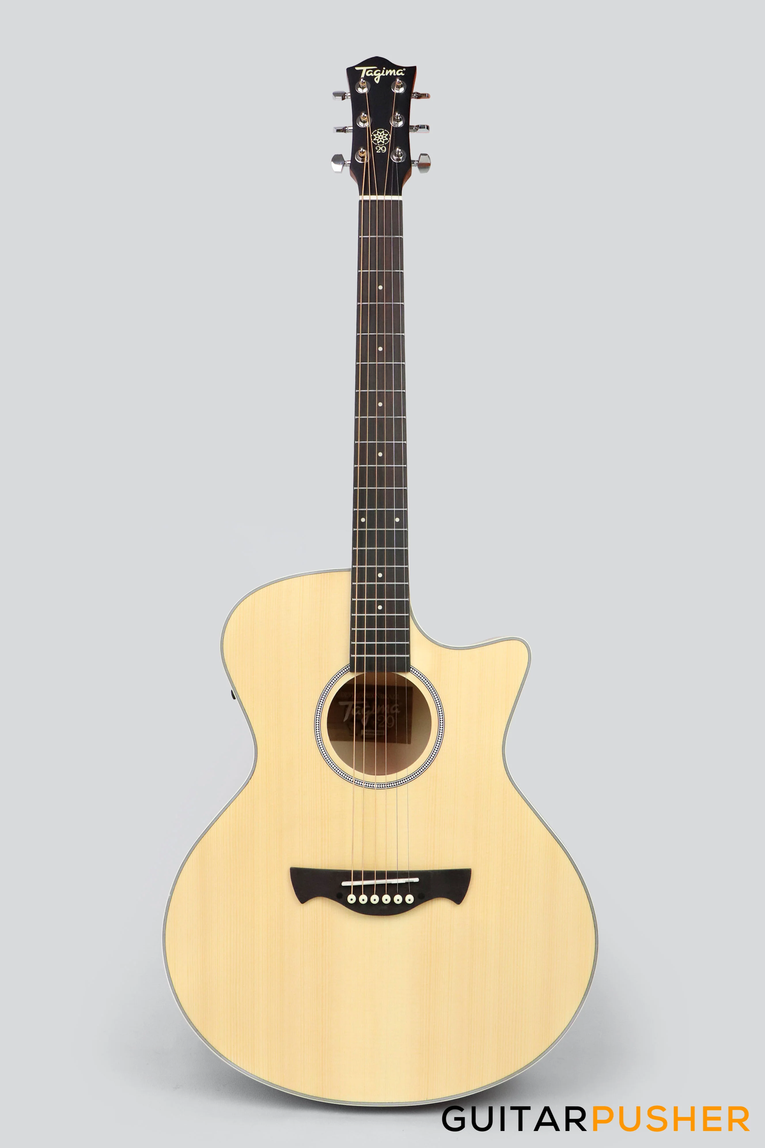 Tagima TW-29 EQ Medium Jumbo Acoustic-Electric Guitar - Natural - Image 2