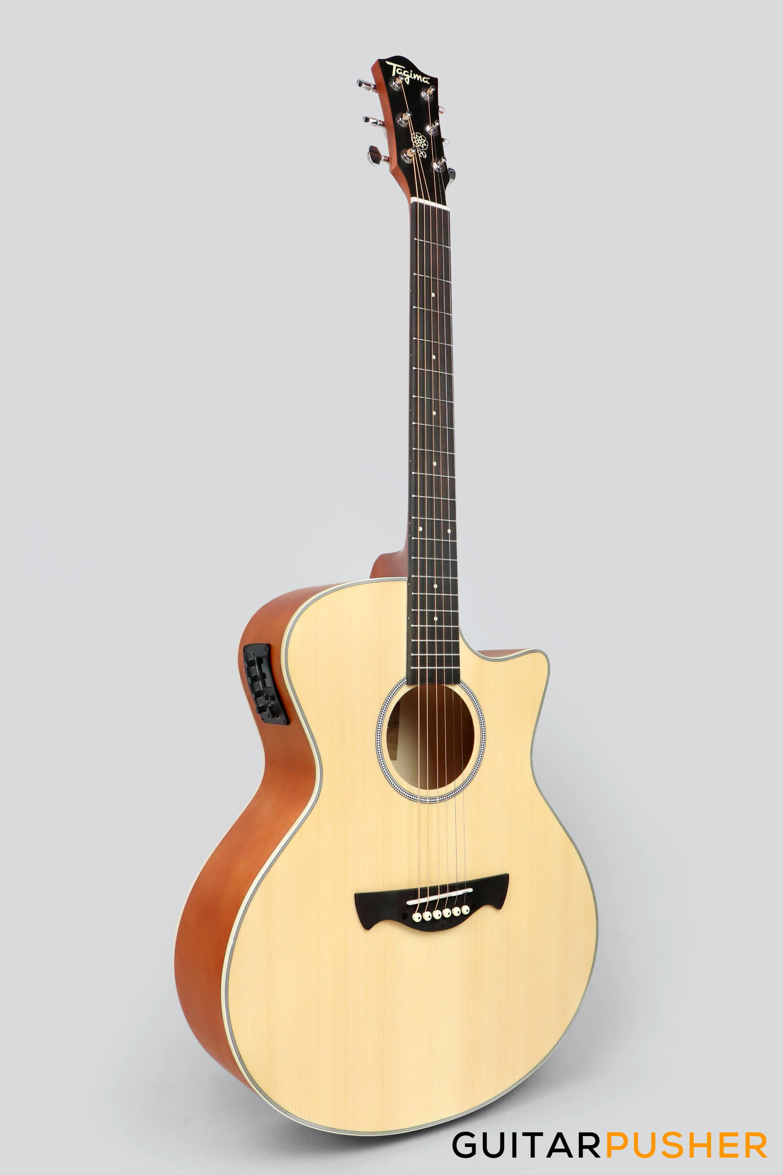Tagima TW-29 EQ Medium Jumbo Acoustic-Electric Guitar - Natural - Image 3