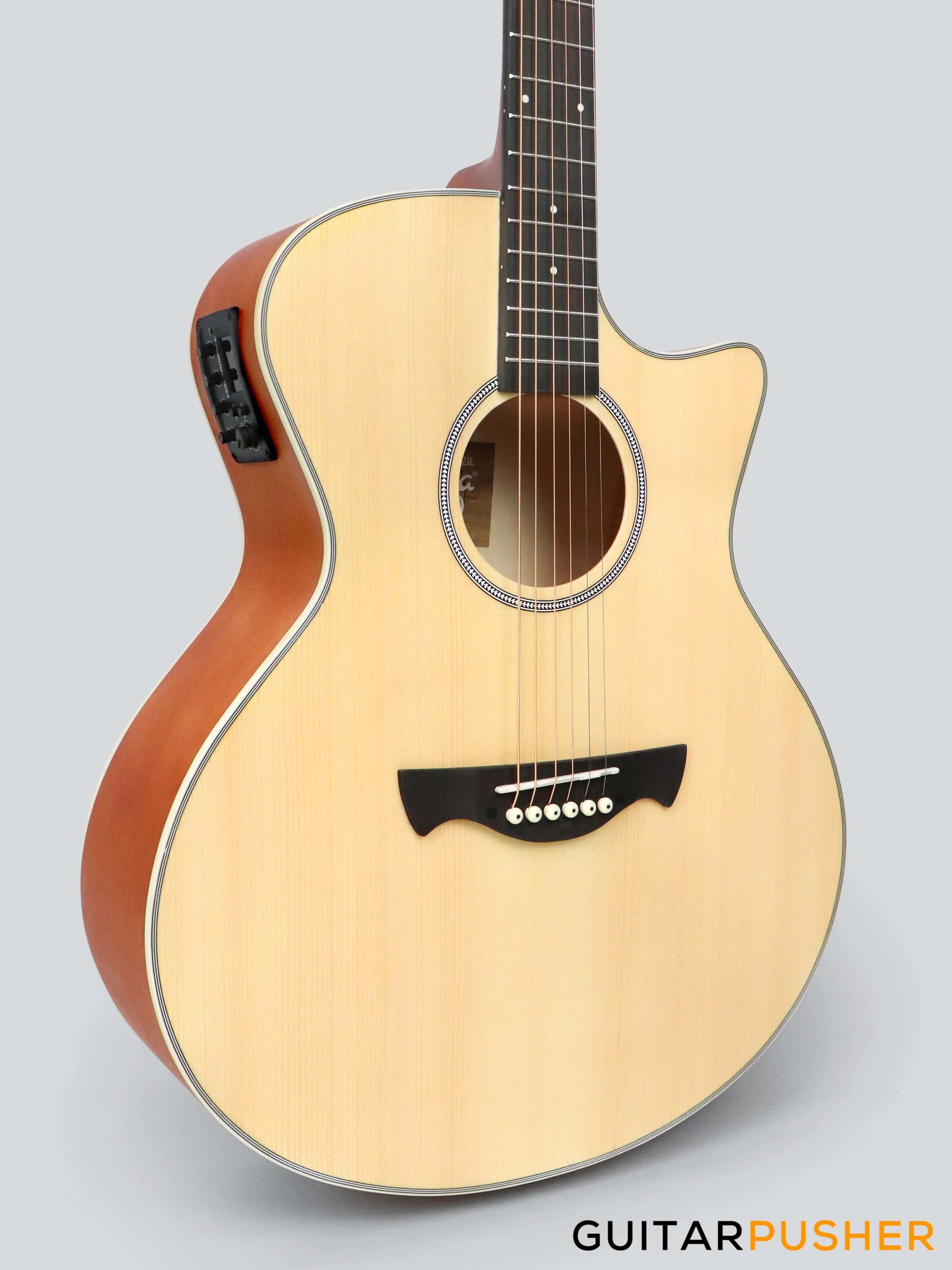 Tagima TW-29 EQ Medium Jumbo Acoustic-Electric Guitar - Natural - Image 5