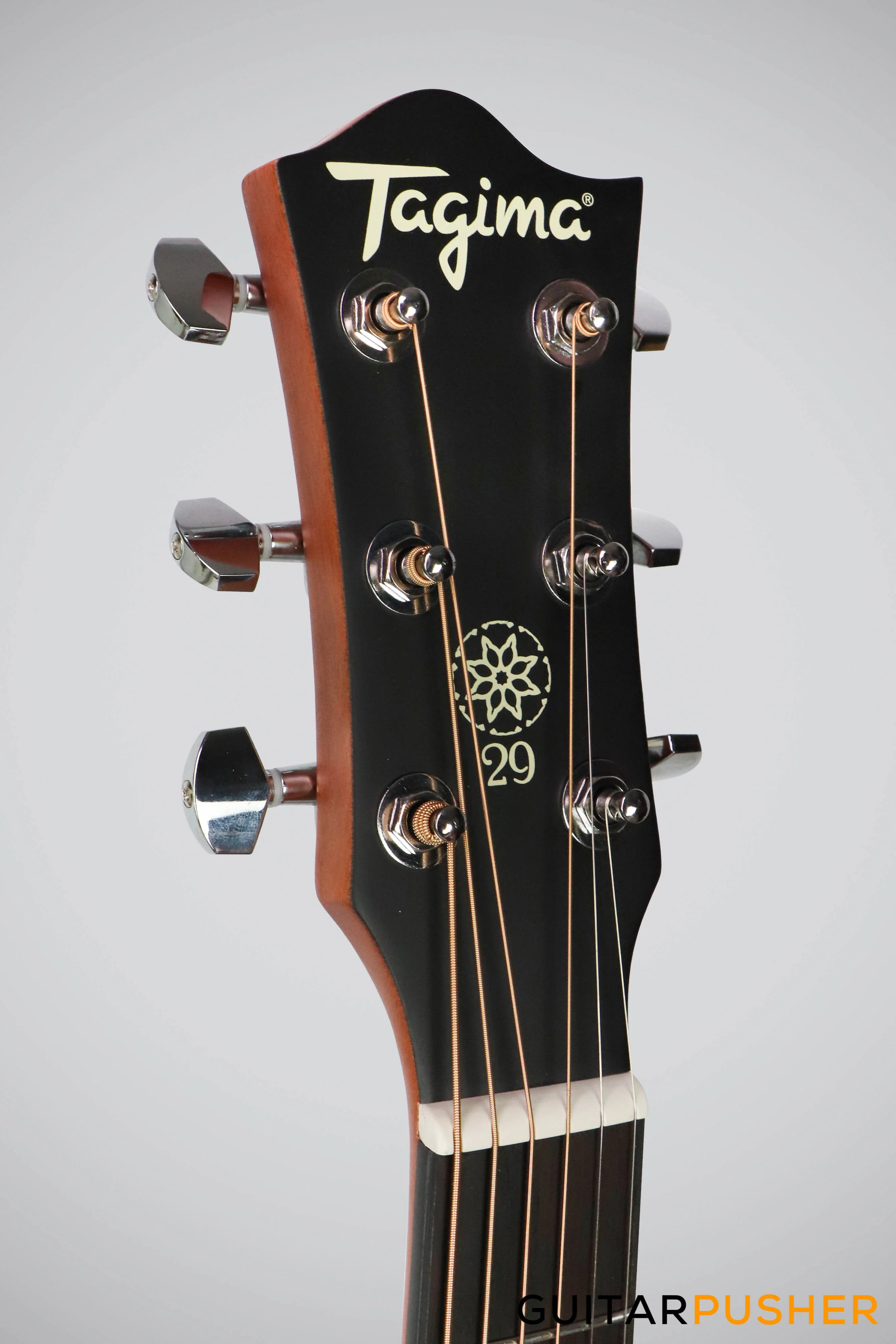 Tagima TW-29 EQ Medium Jumbo Acoustic-Electric Guitar - Natural - Image 6