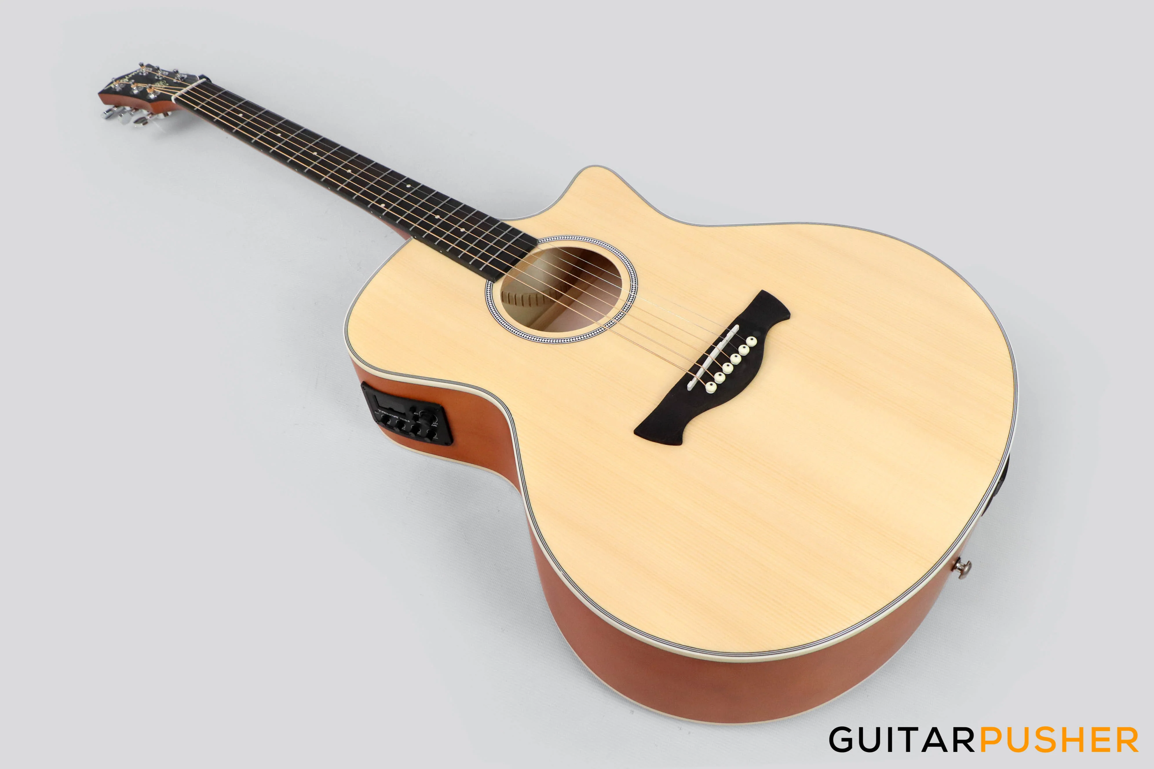 Tagima TW-29 EQ Medium Jumbo Acoustic-Electric Guitar - Natural - Image 7