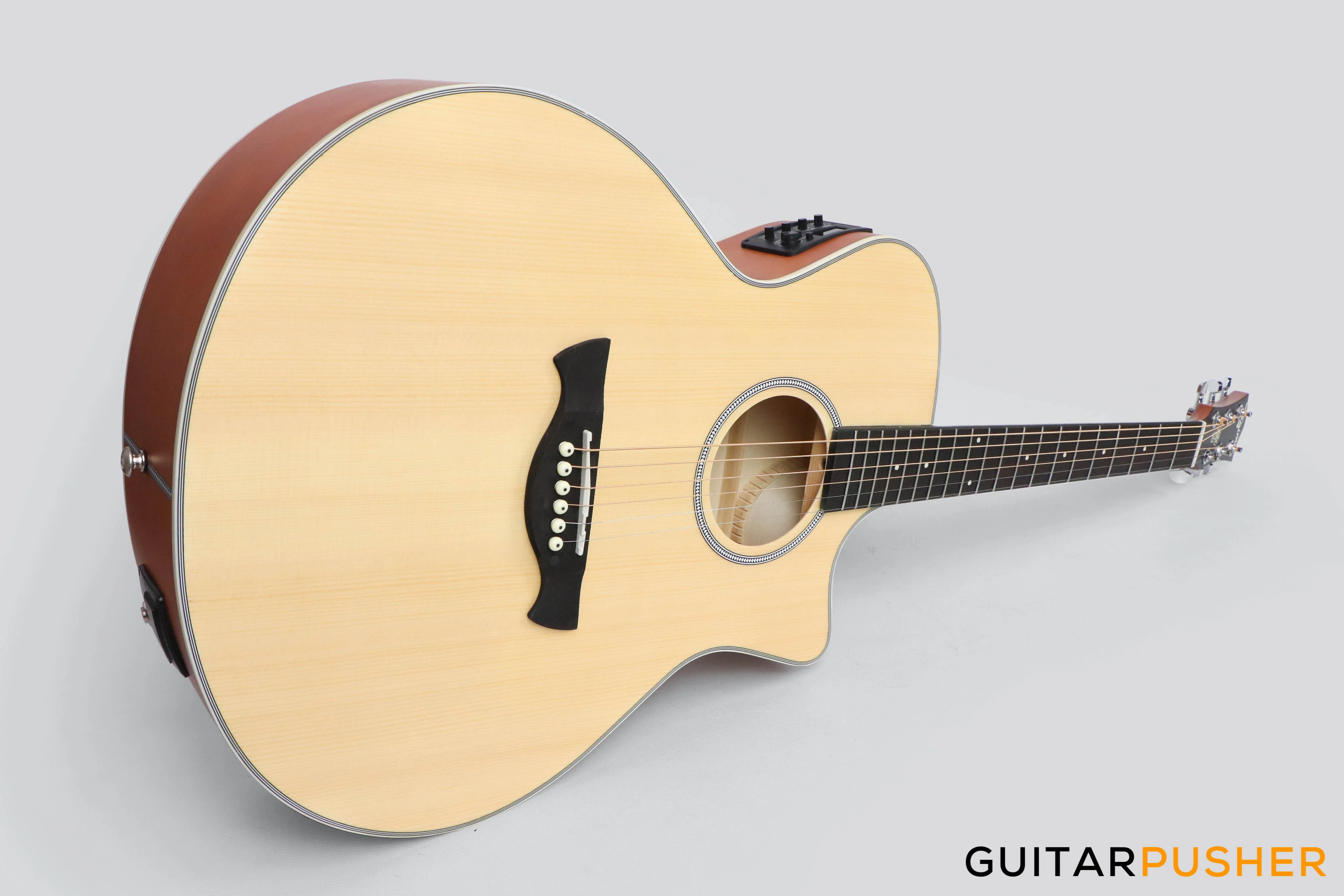 Tagima TW-29 EQ Medium Jumbo Acoustic-Electric Guitar - Natural - Image 8