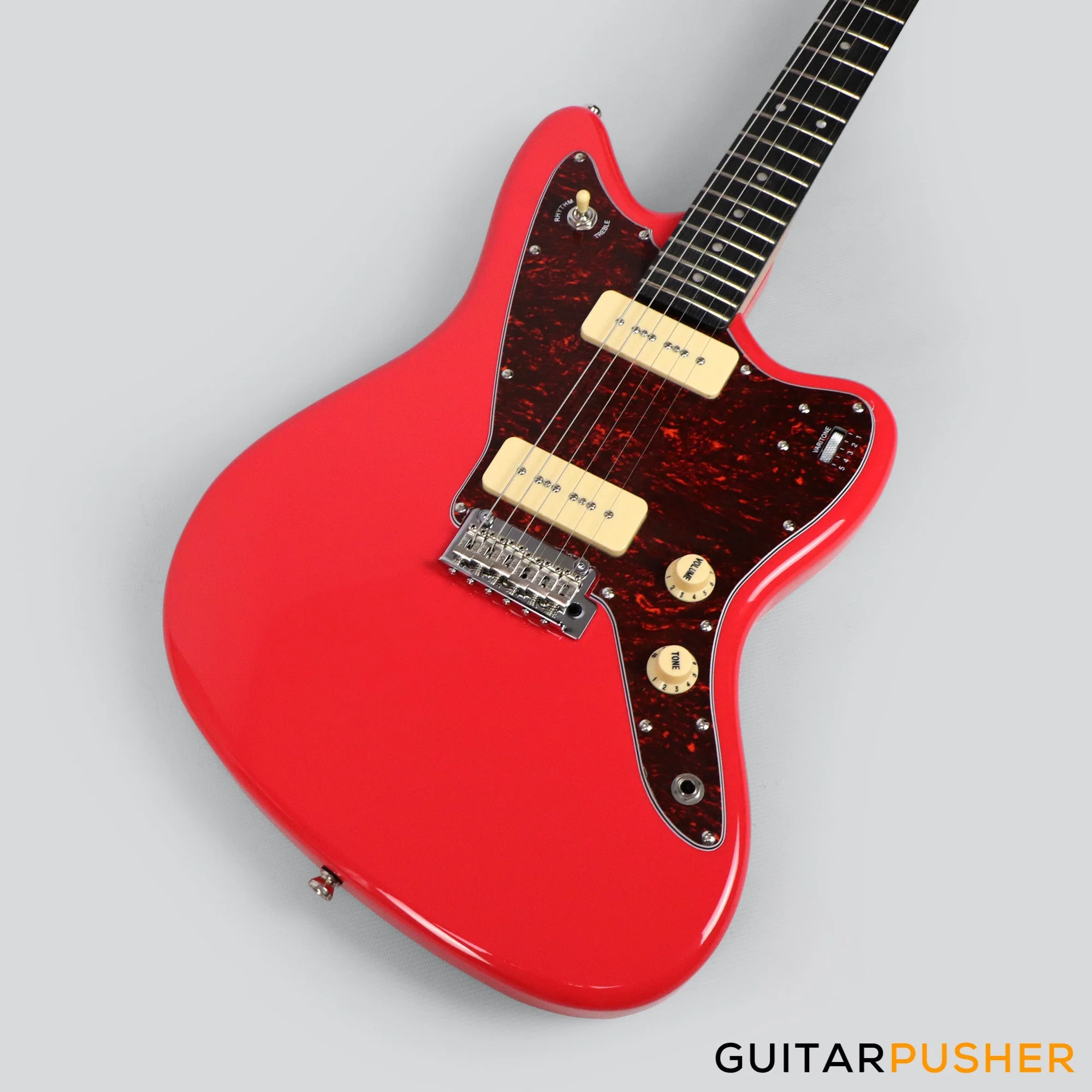 Tagima TW-61 JM-Style Electric Guitar - Fiesta Red - Image 4