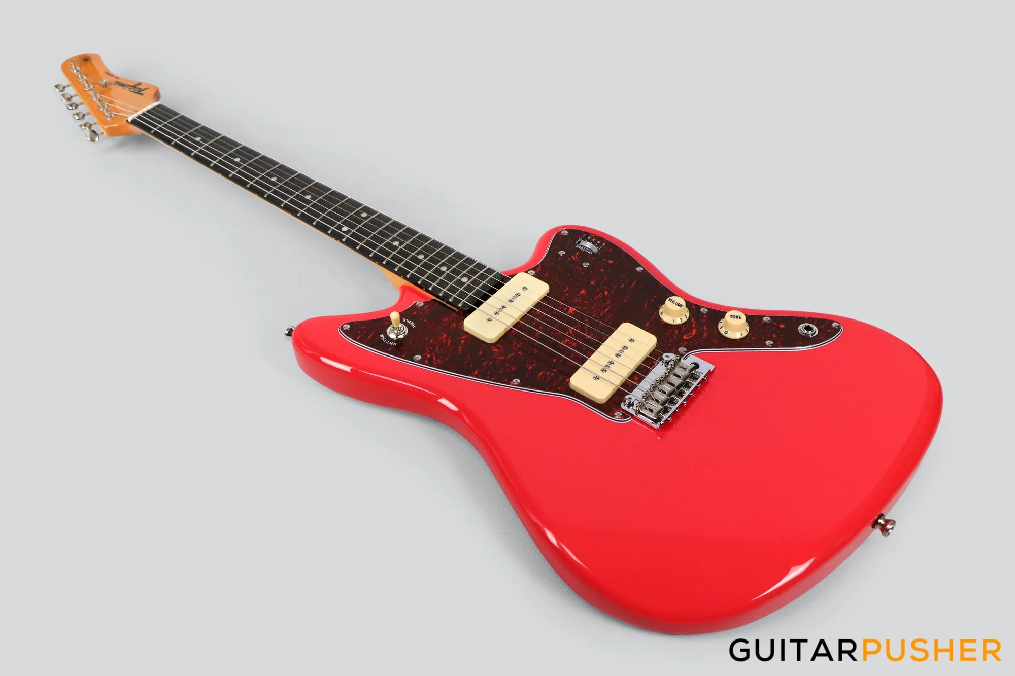 Tagima TW-61 JM-Style Electric Guitar - Fiesta Red - Image 6