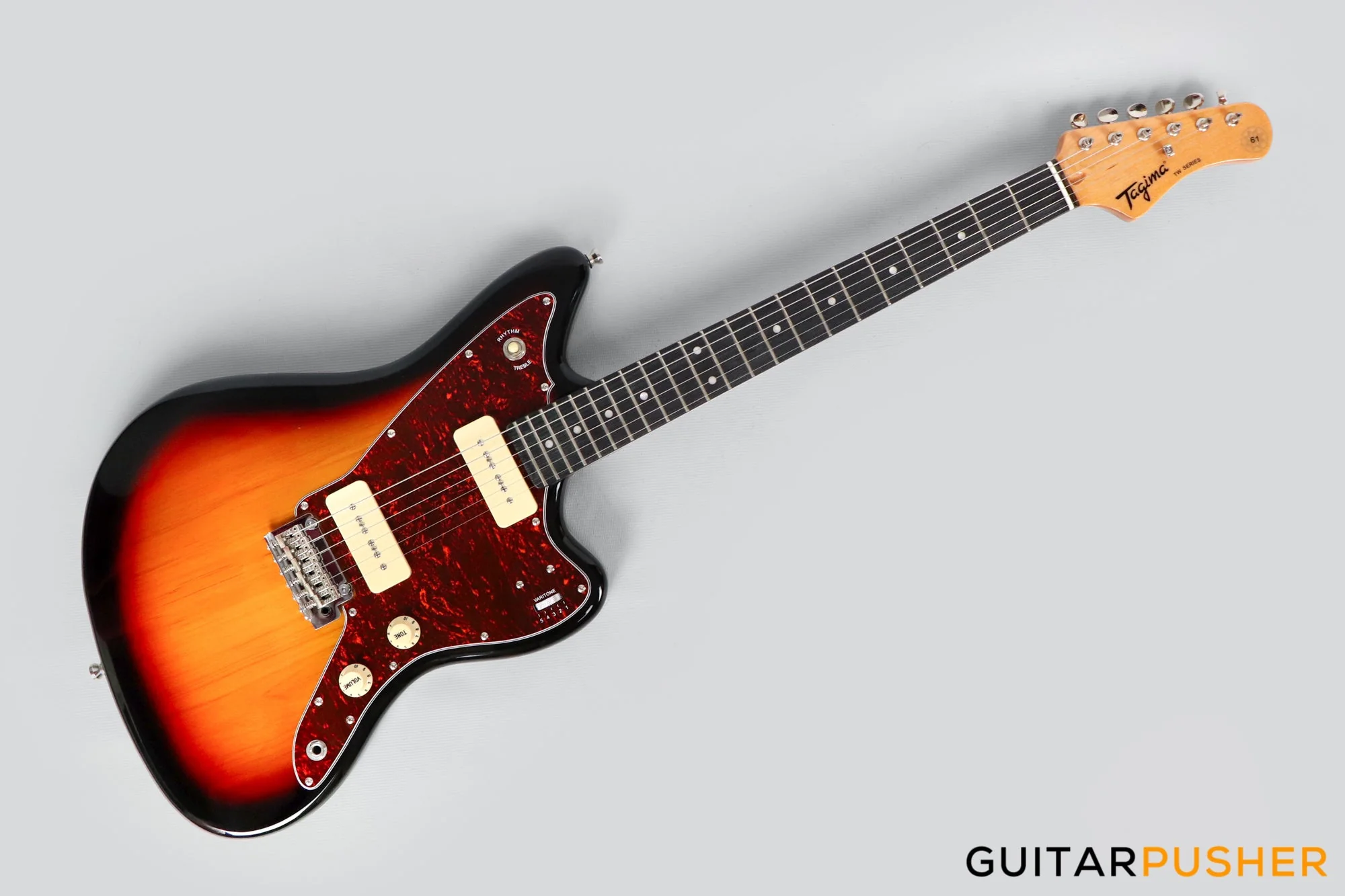 Tagima TW-61 JM-Style Electric Guitar - Sunburst - Image 4