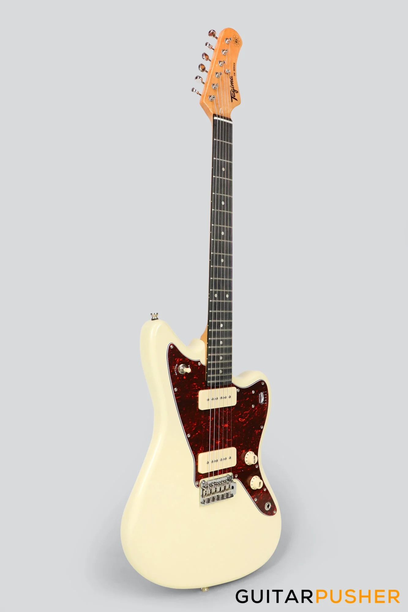 Tagima TW-61 JM-Style Electric Guitar - Vintage White - Image 2