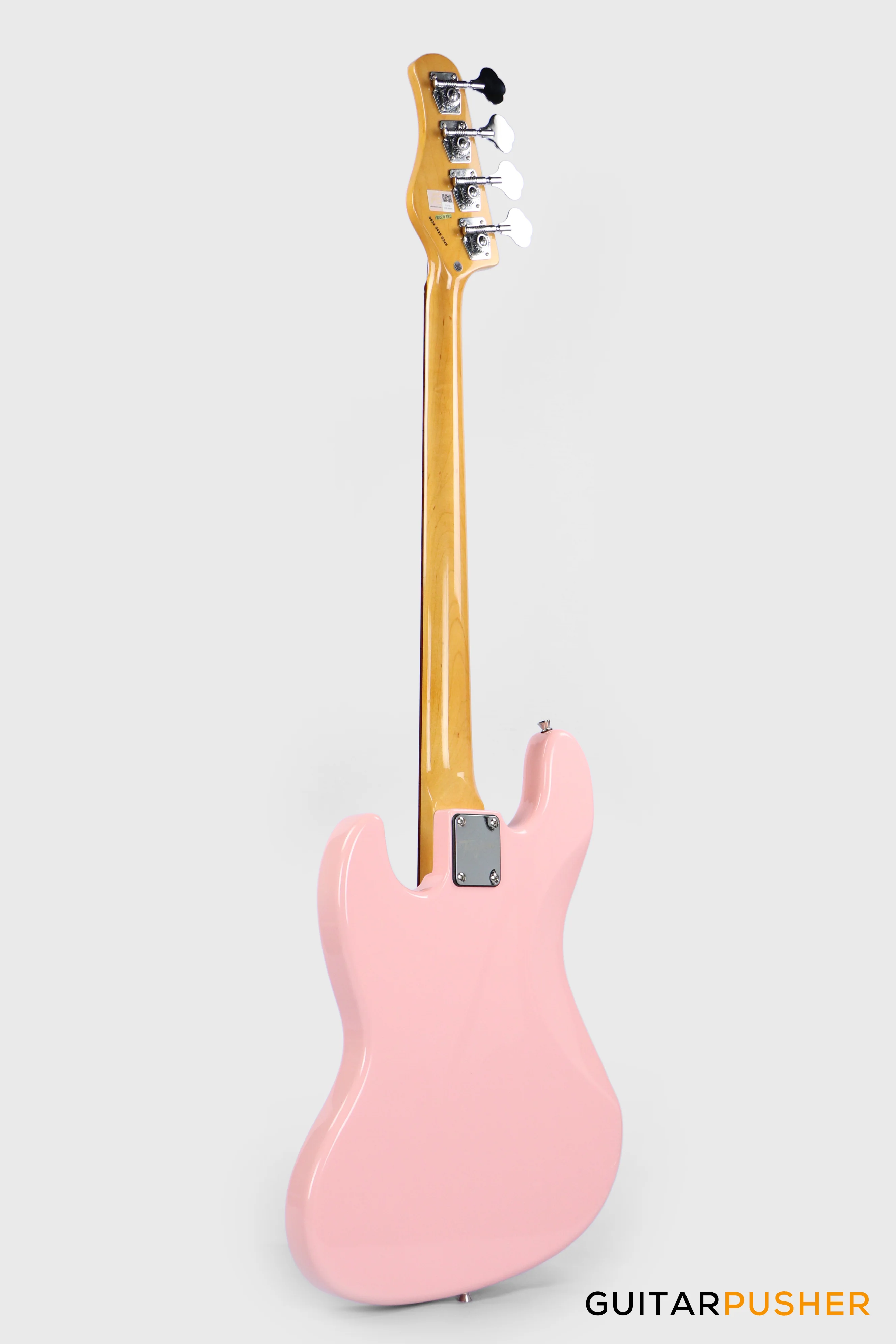 Tagima TW-73 '4-String 73 Jazz Pink (Rosewood/Alpine White) - Image 5