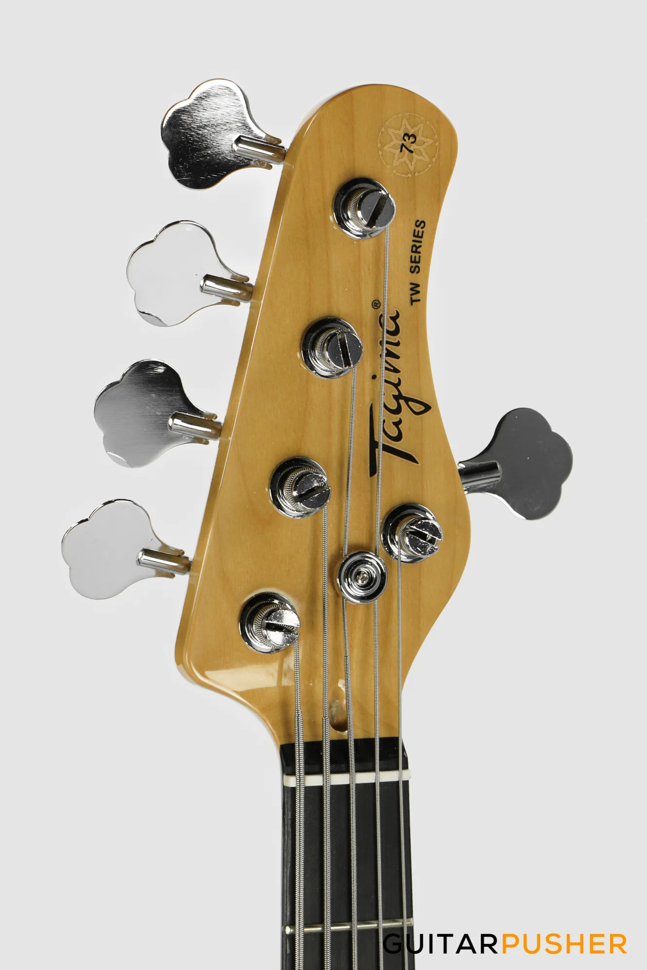 Tagima TW-73 '73 5-String JB Bass Black (Rosewood Fretboard/Mint Pickguard) - Image 6