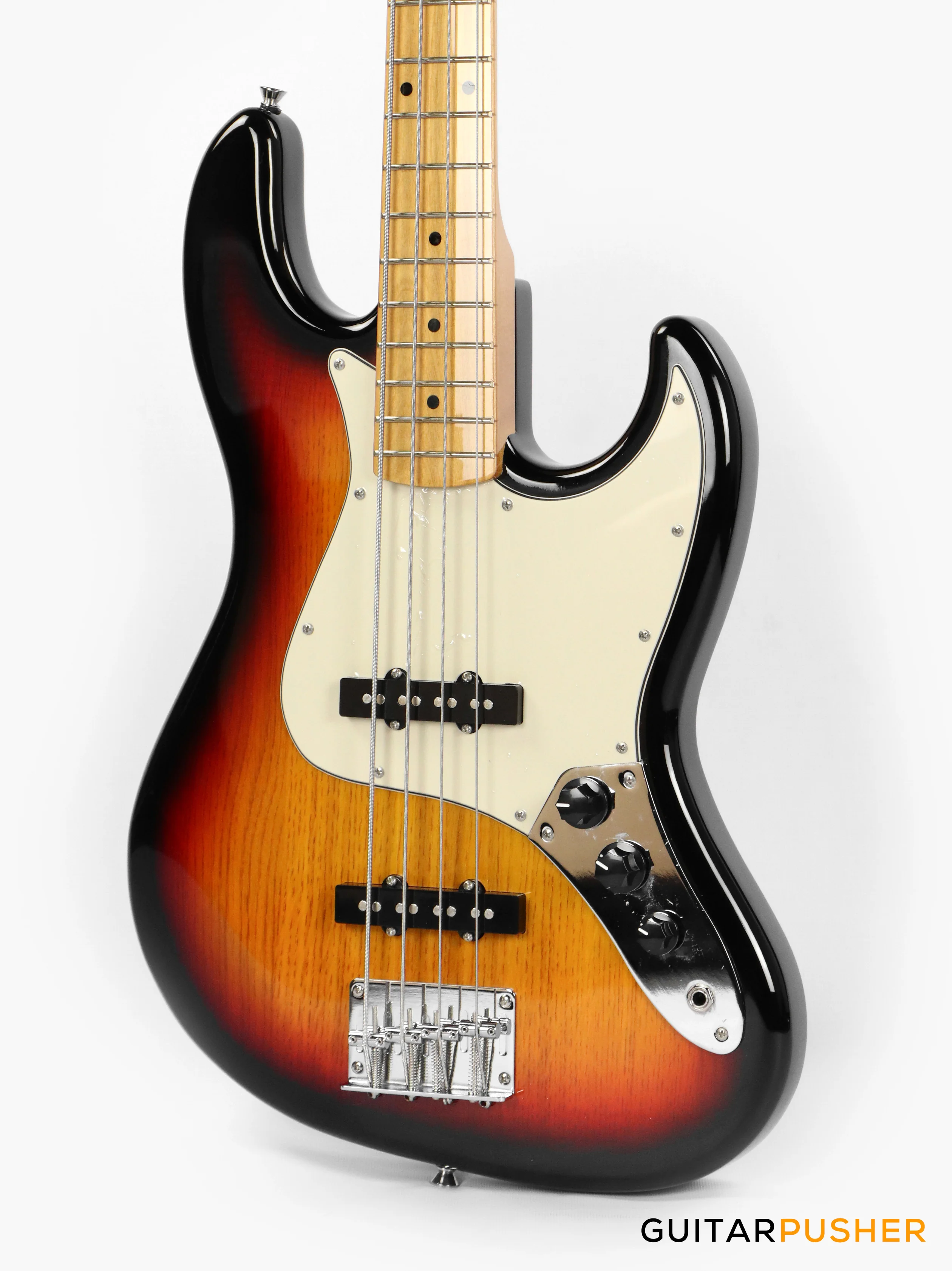 Tagima TW-73 '73 Jazz Bass Sunburst (Maple/Alpine White) - Image 3