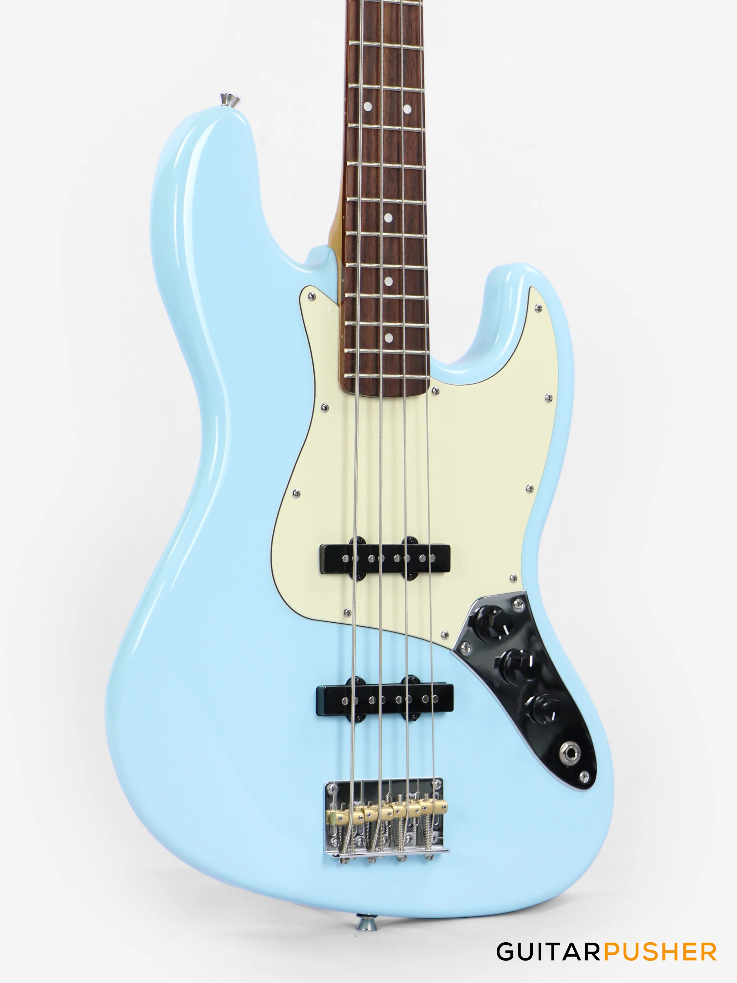 Tagima TW-73 '73 4-String Jazz Lake Placid Blue (Rosewood/Alpine White) - Image 10